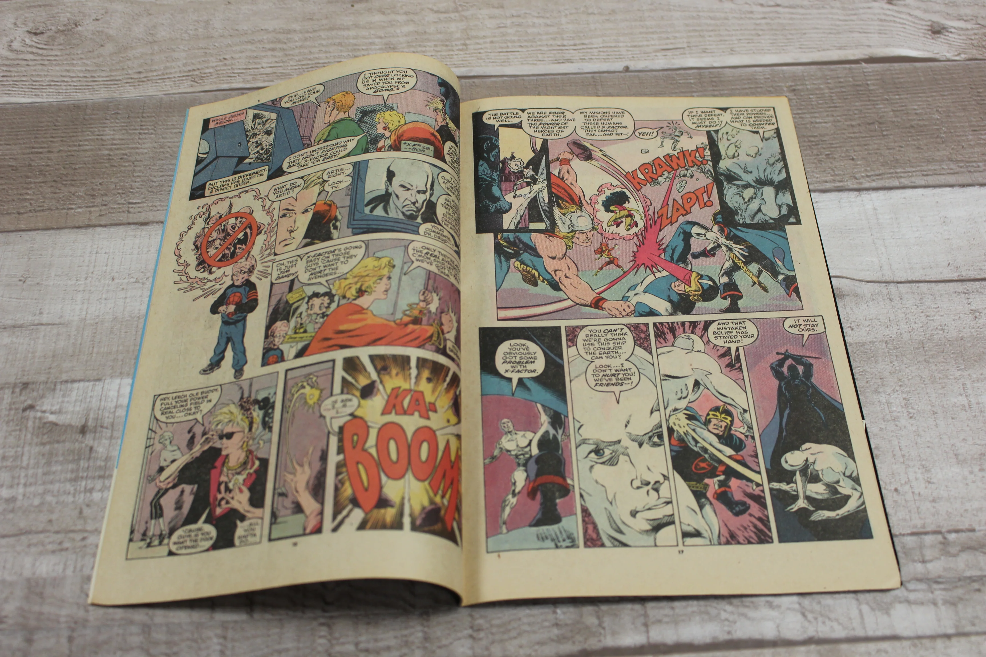 1988 Marvel Comics X Factor Battles The Avengers - #32 - Image 3