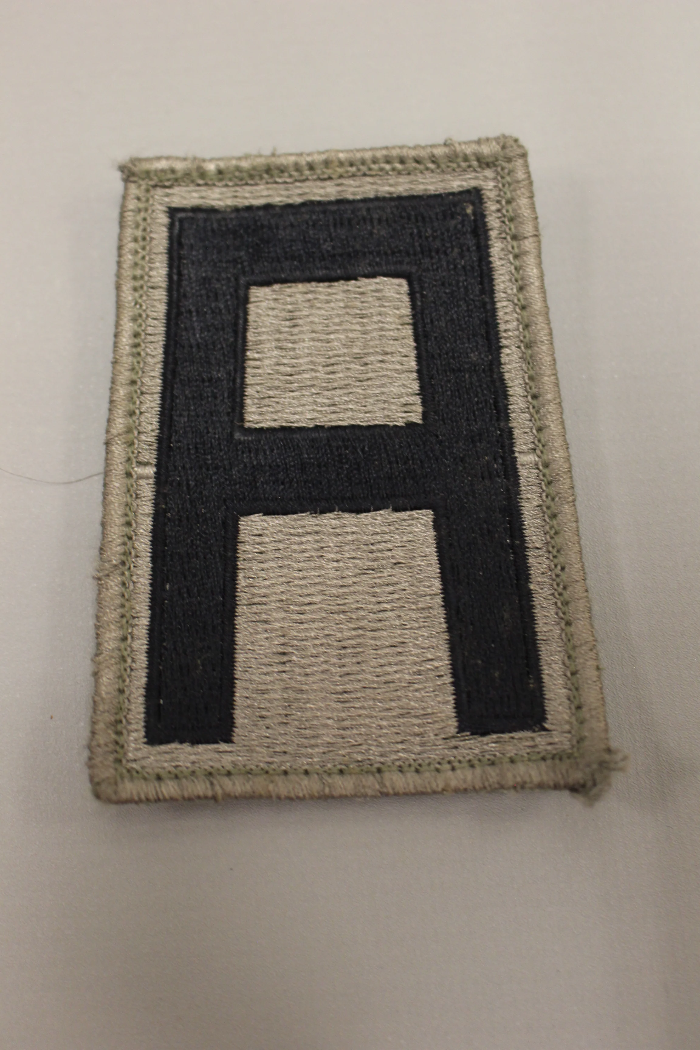 1st Army OCP Patch with Hook Fastener - Tan - Used