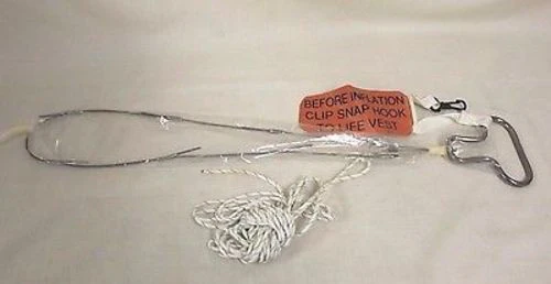 20 Man Life Raft Carrying Case, P/N 63A80H6-1, Includes rip cord, New! - Image 3