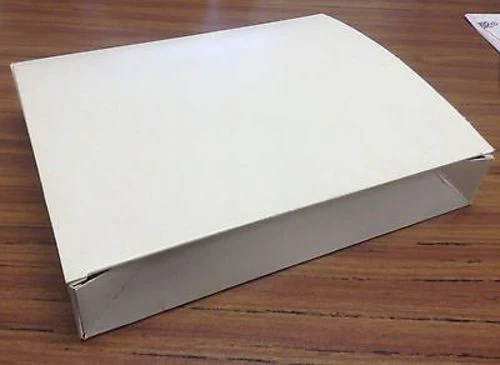 250 Sperring WhiteCorp Paperboard Folding Lunch Box 9 3/4" x 7 13/16" x 5/8" New - Image 3