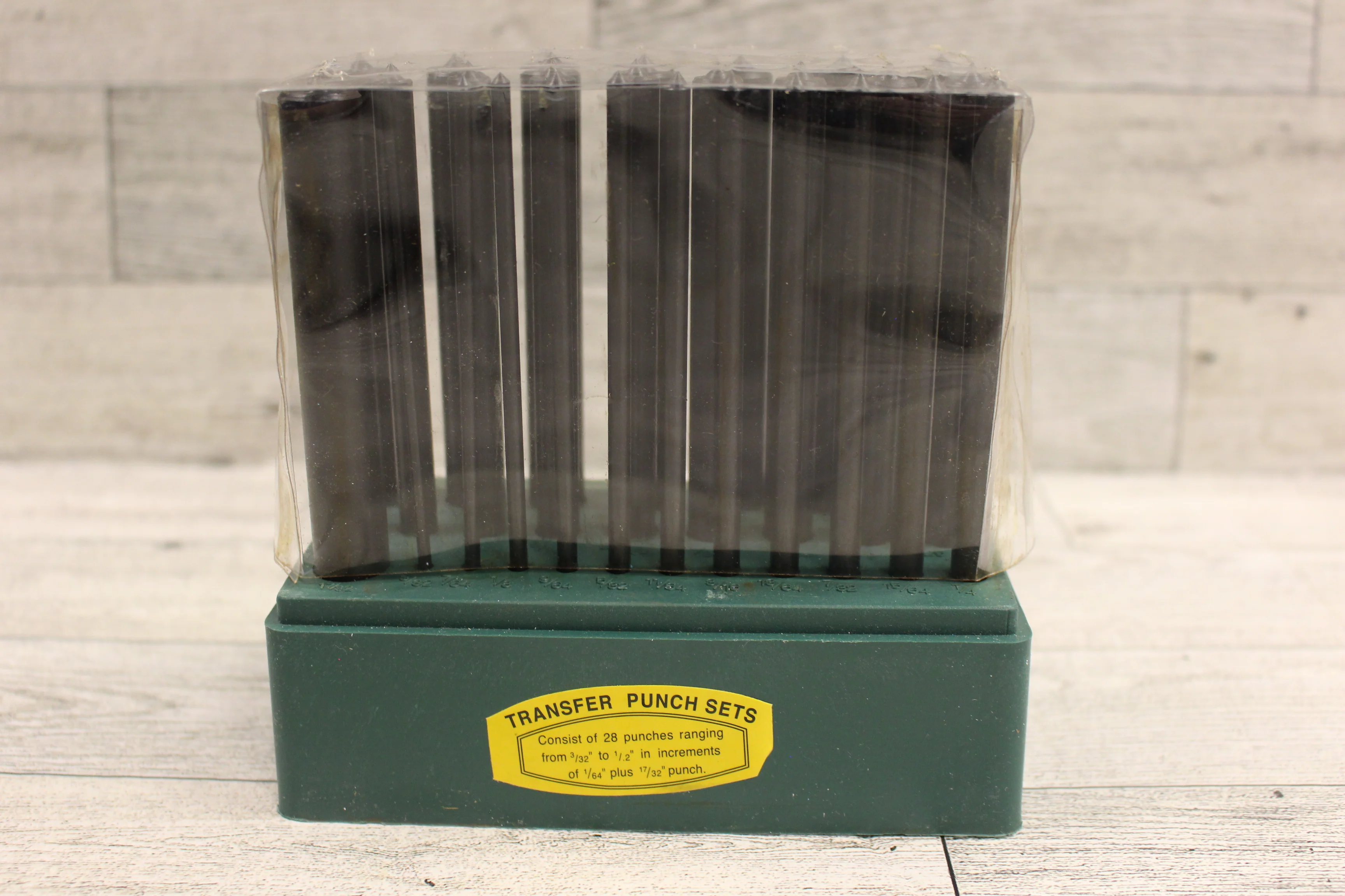 28 Piece Transfer Punch Set - 24K0540 - 3/32" to 1/2"+17/32" Steel 4 7/8" L -New - Image 7