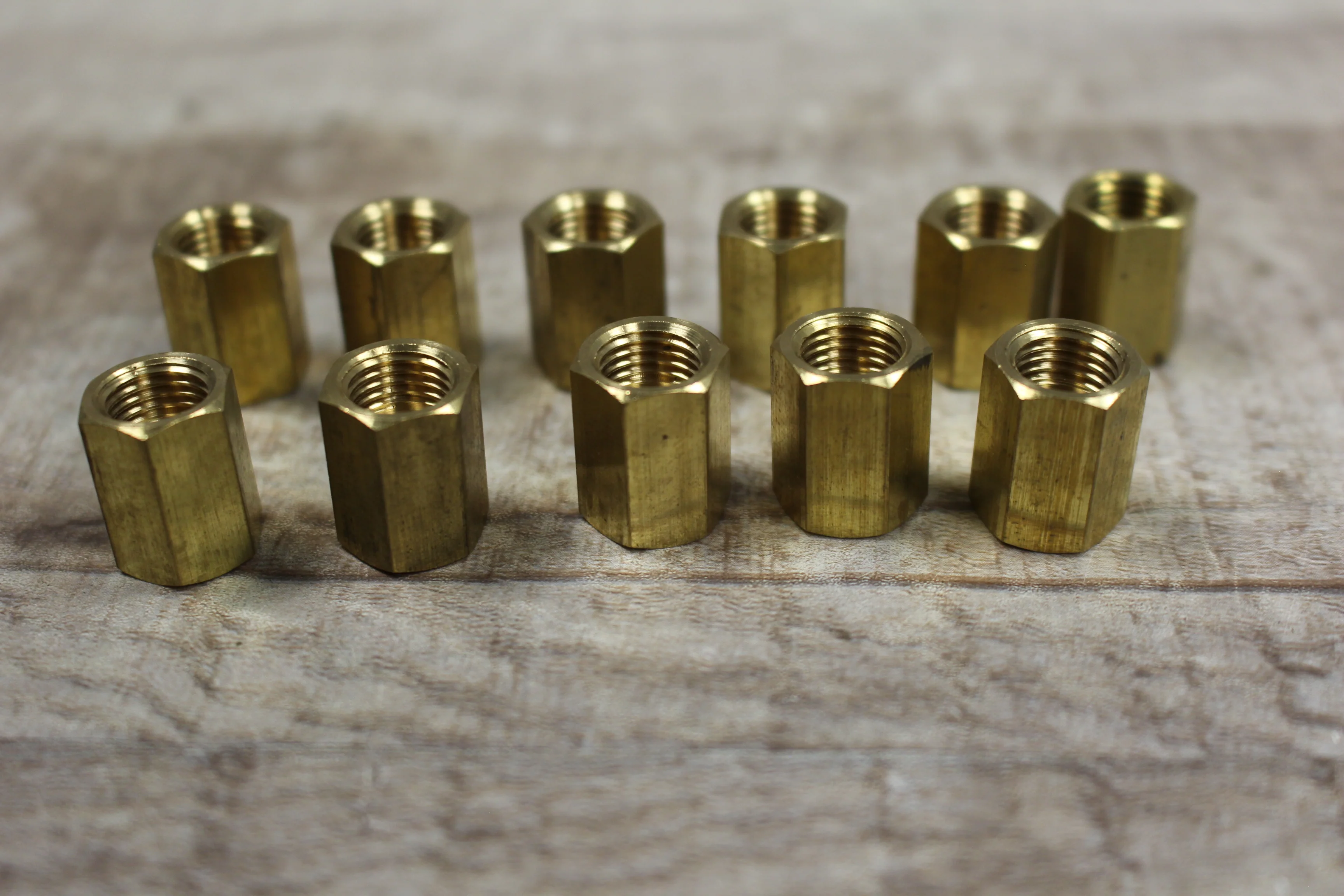 3/8 Inch Tube Coupling - Pack of 10 - 4730-00-278-8853 - J512 - New - Image 2