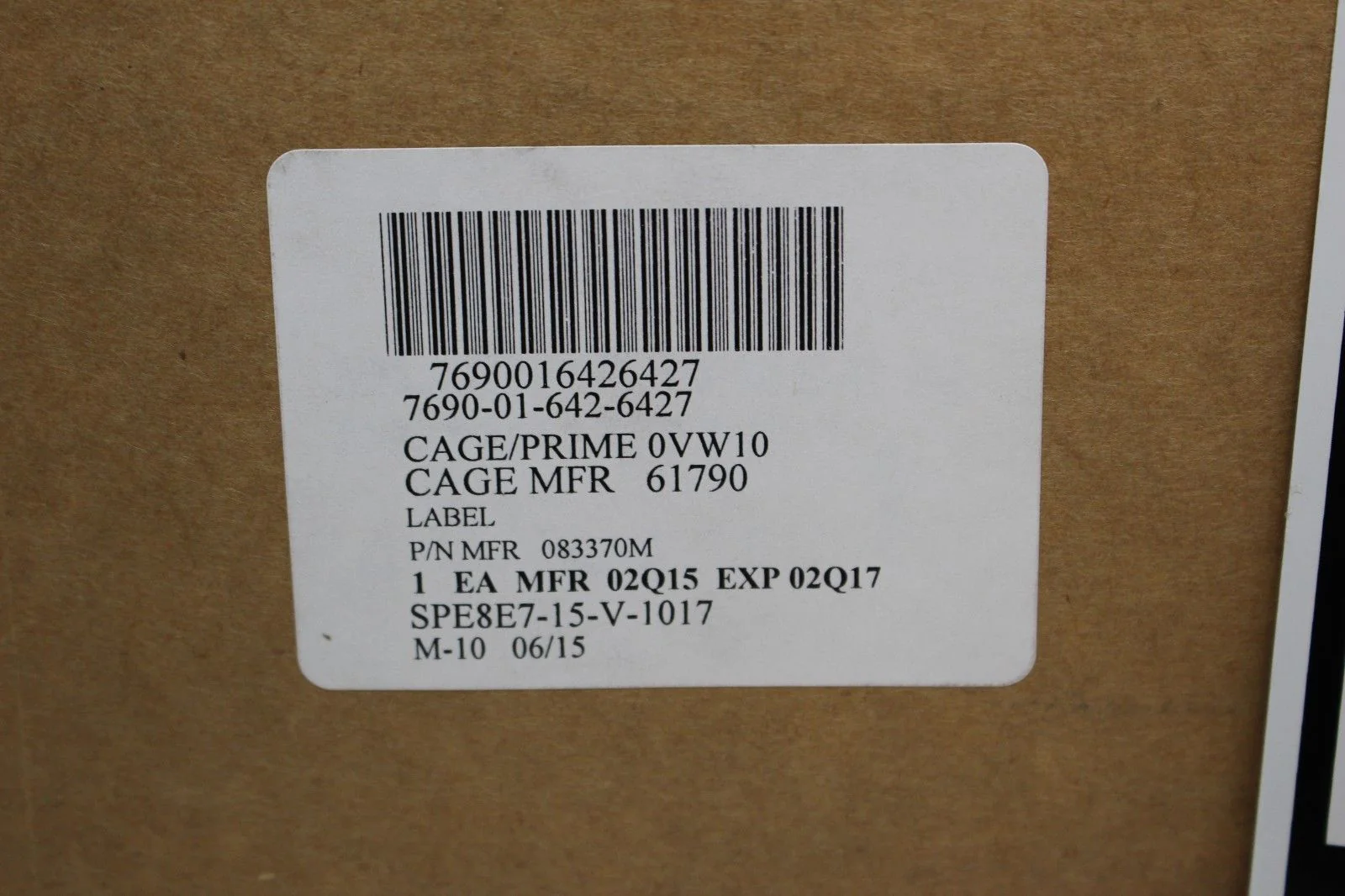 3M Caution Ear Protect Area Label Decal, 7690-01-642-6427, 083370M, New - Image 3