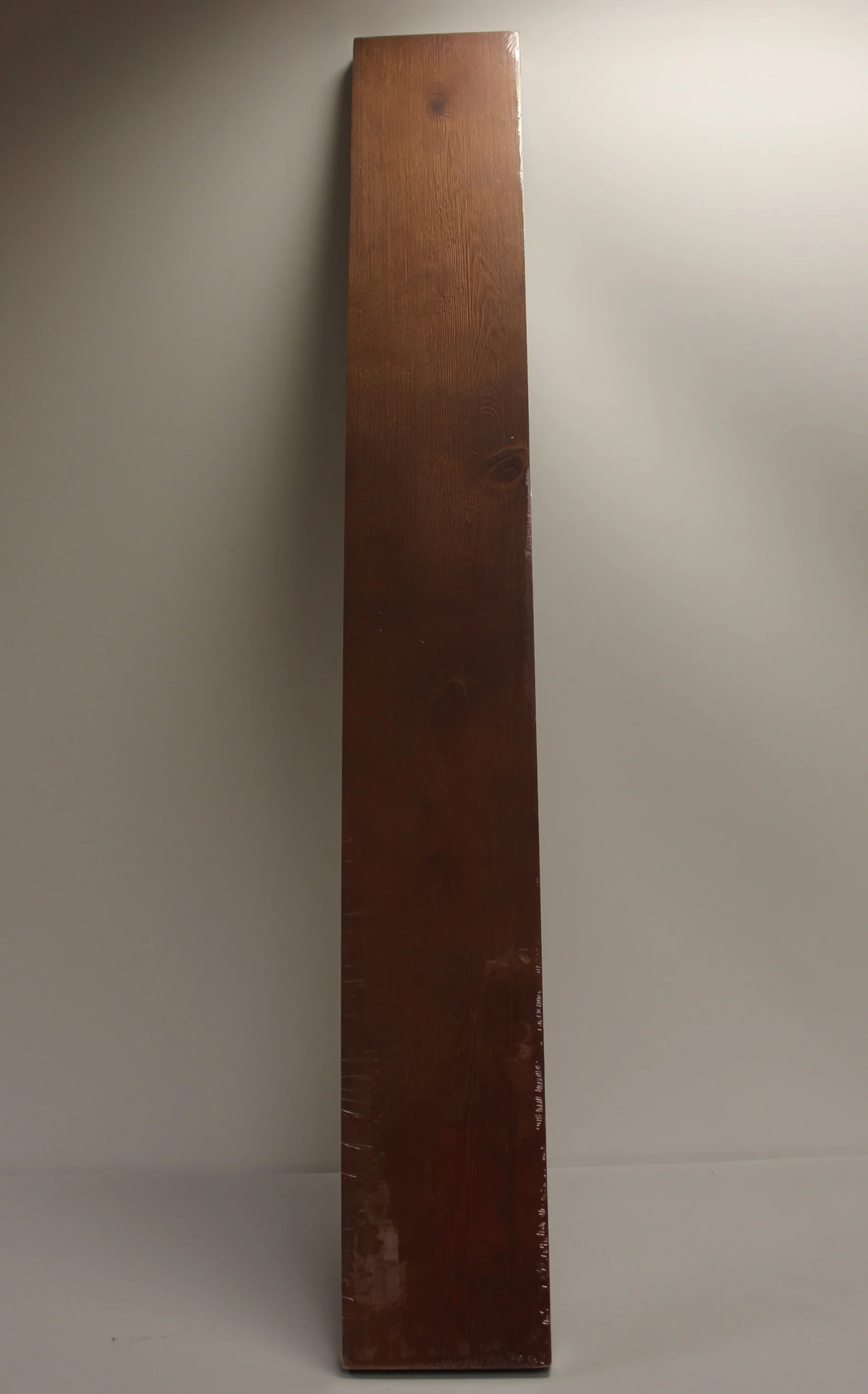 48" Mahogany Floating Shelf - New - Missing Screws - Image 2