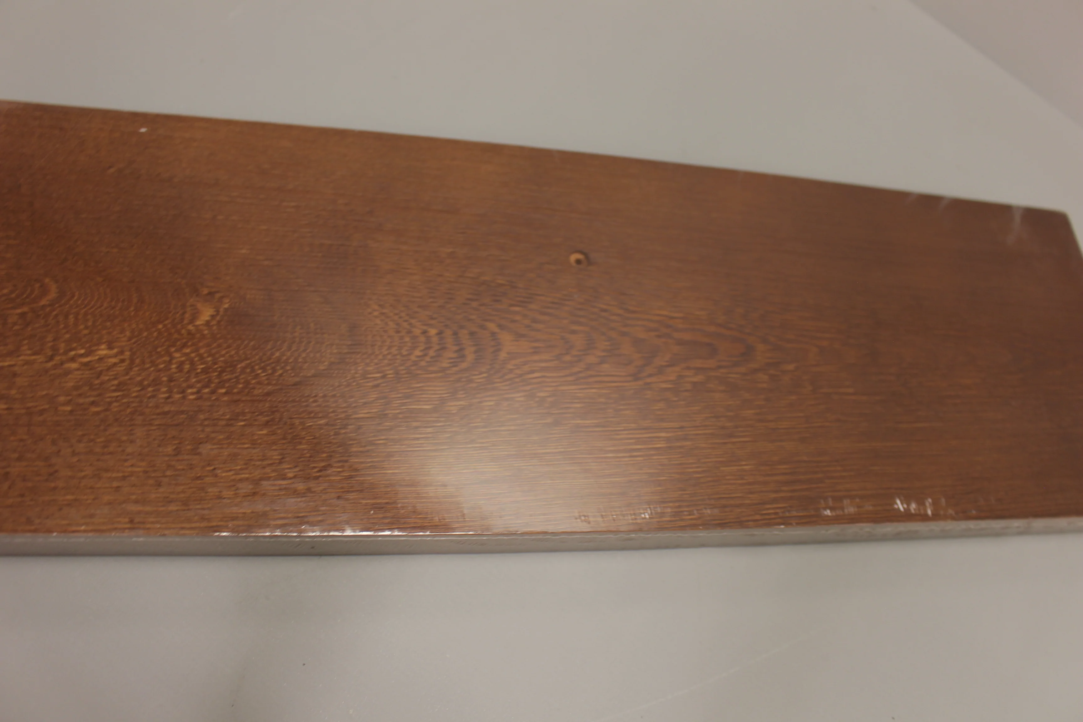 48" Mahogany Floating Shelf - New - Missing Screws - Image 5