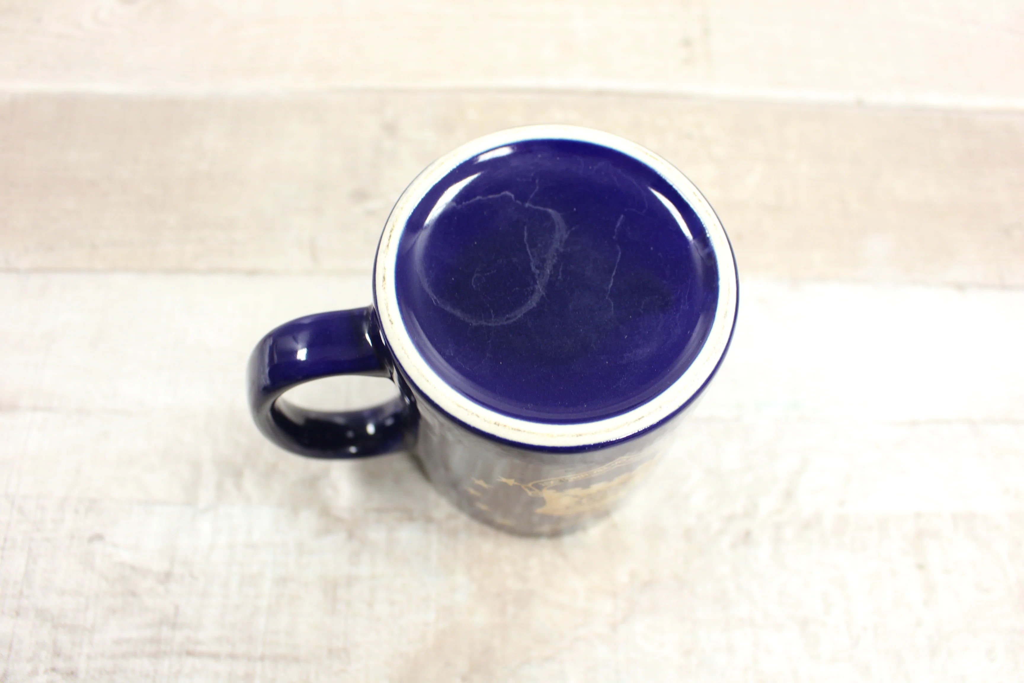 61st MORSS Airforce Institute Of Technology Coffee Cup Mug -Blue -Used - Image 2