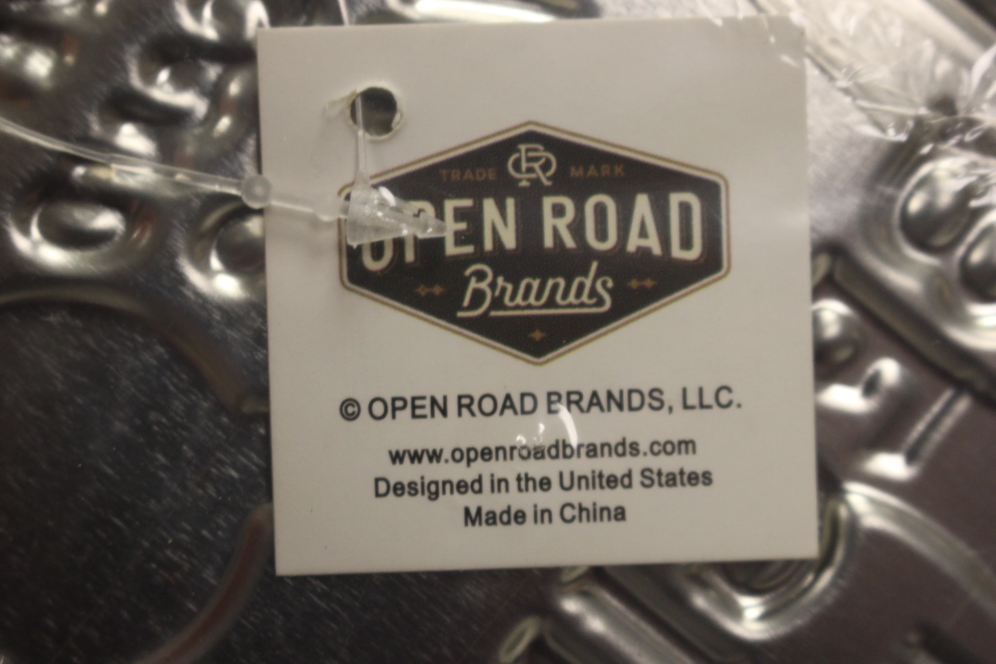 "A Journey of a Thousand Miles Begins in First Gear" Metal Sign - 6" x 4" - New - Image 3