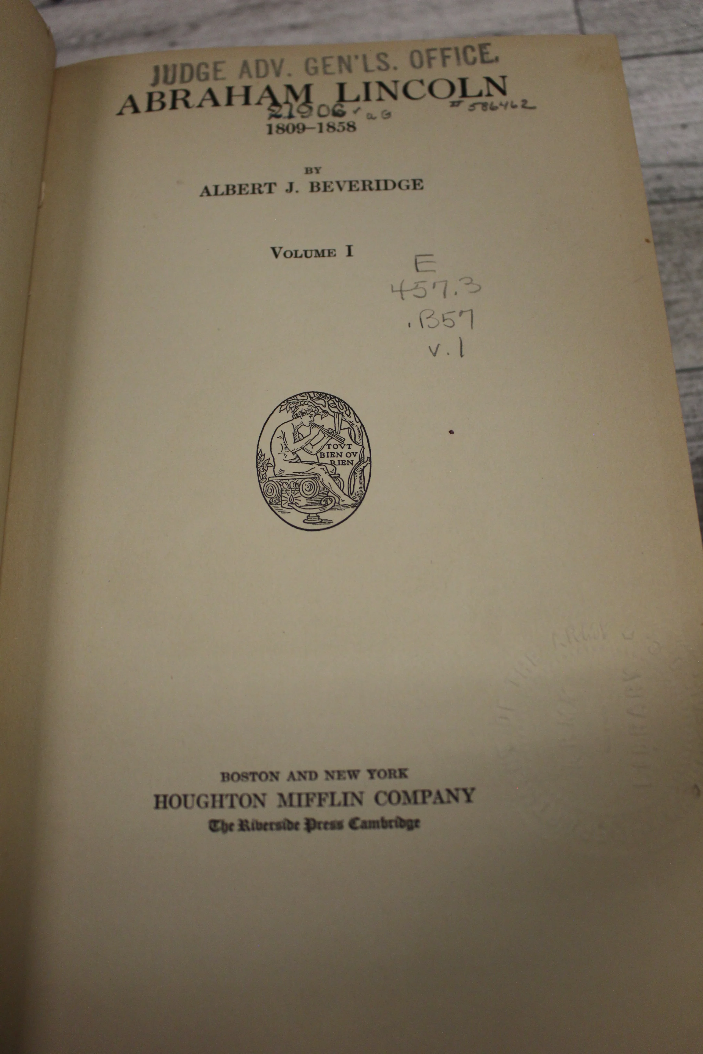 Abraham Lincoln 1809 - 1858 - By Albert Beveridge - Used - Image 8
