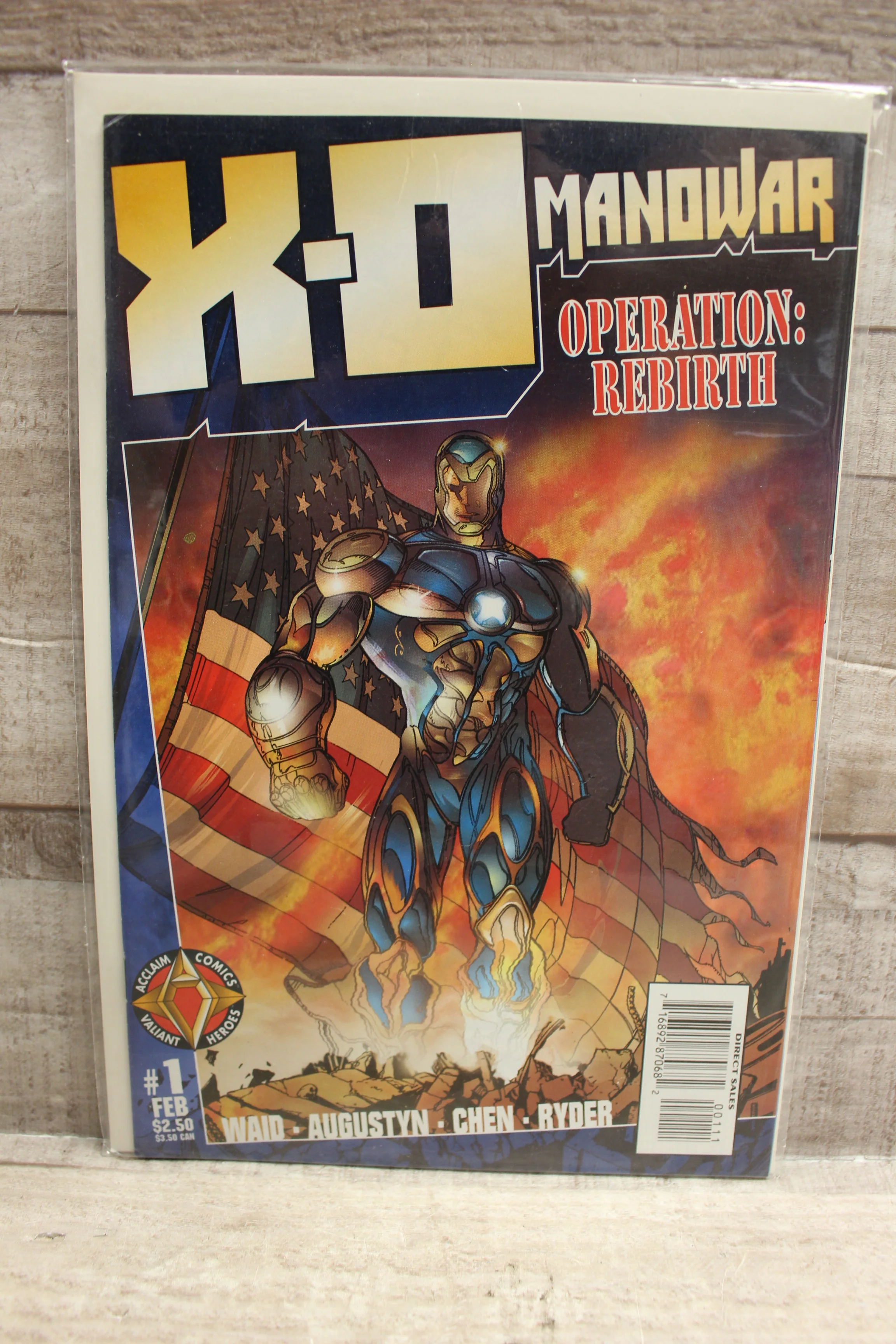 Acclaim Comics X-O Manowar #1 1996 Comic Book -Used