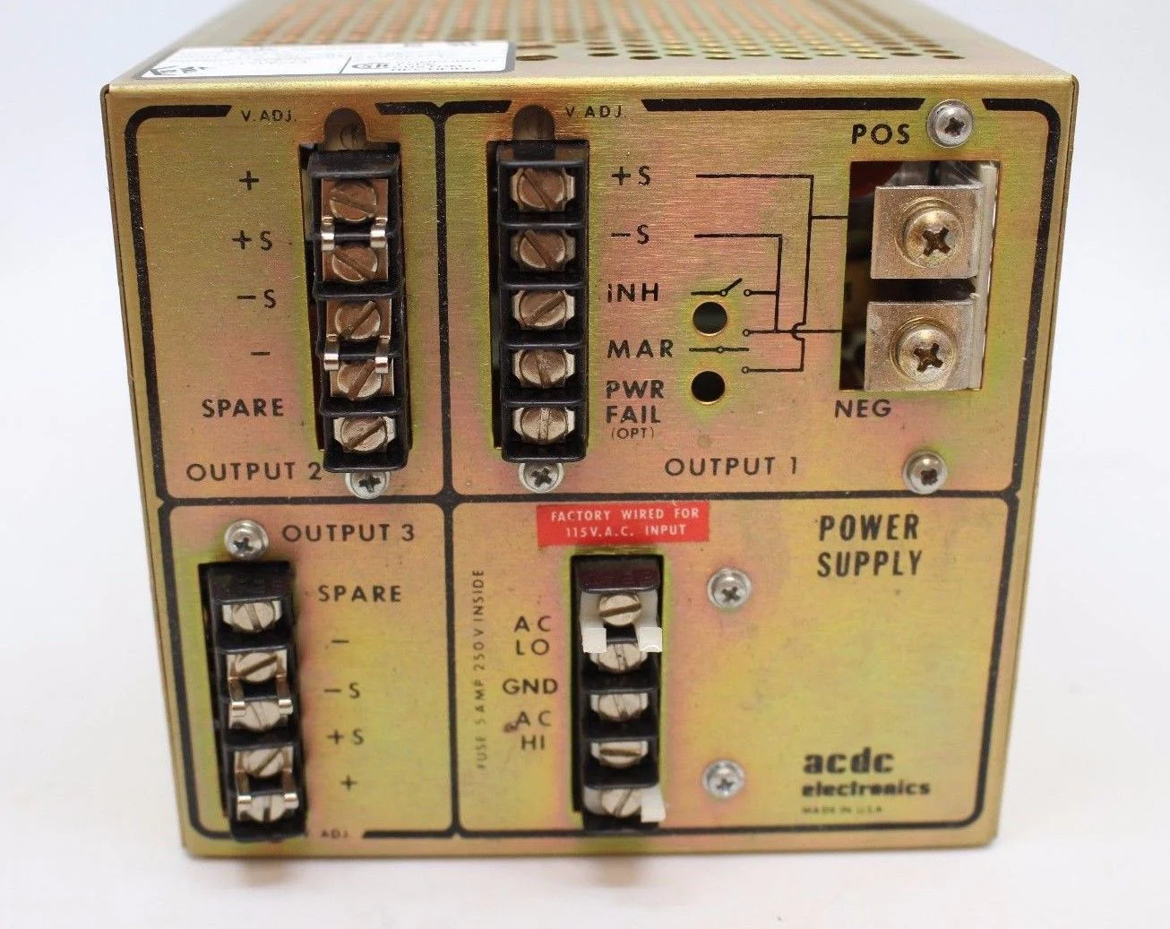 ACDC Electronics RT152 Power Supply, 115VAC, - Image 2