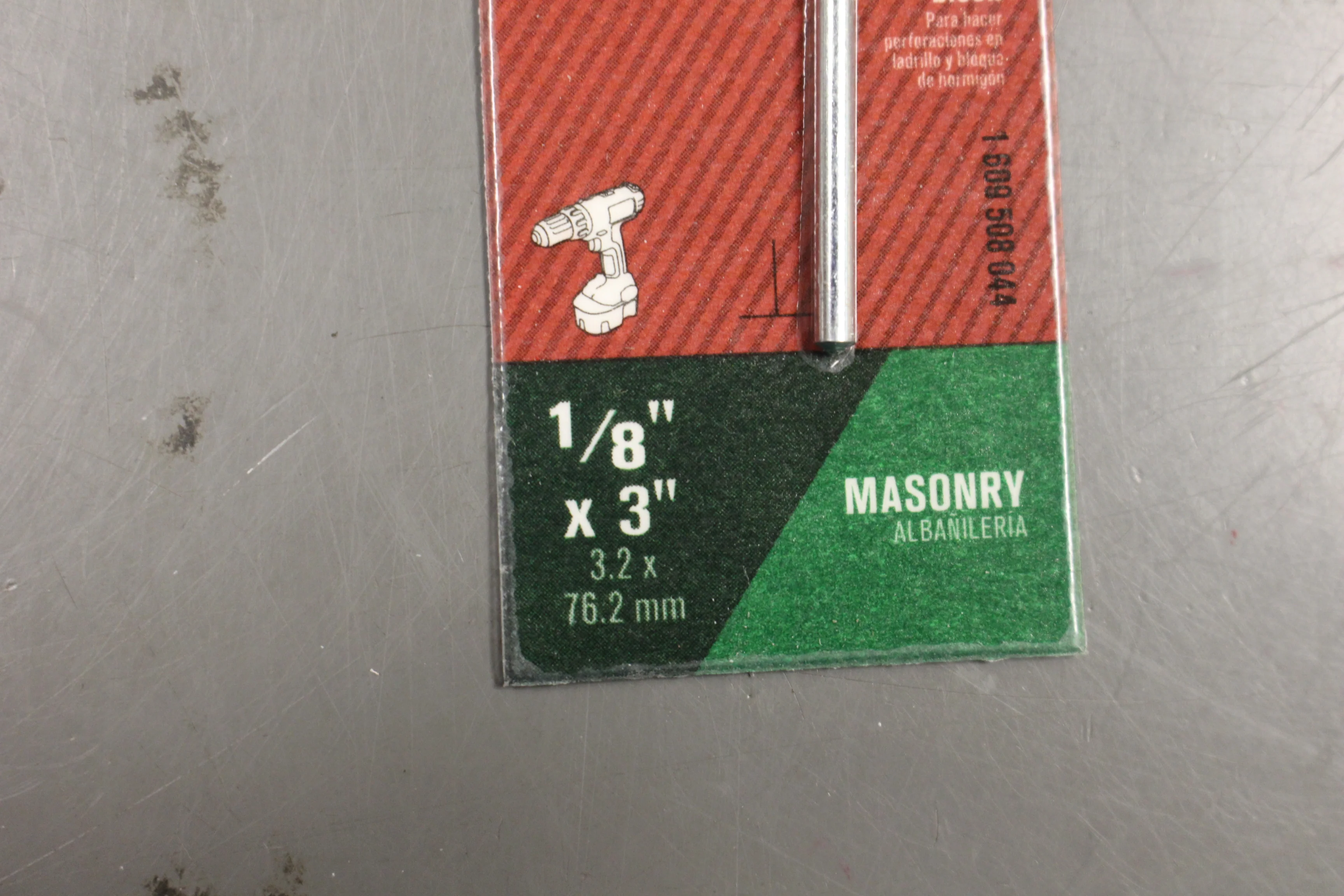 ACE 1/8" x 3" Fast Spiral Rotary Masonry Rotary Drill Bit, 2108199, New - Image 3