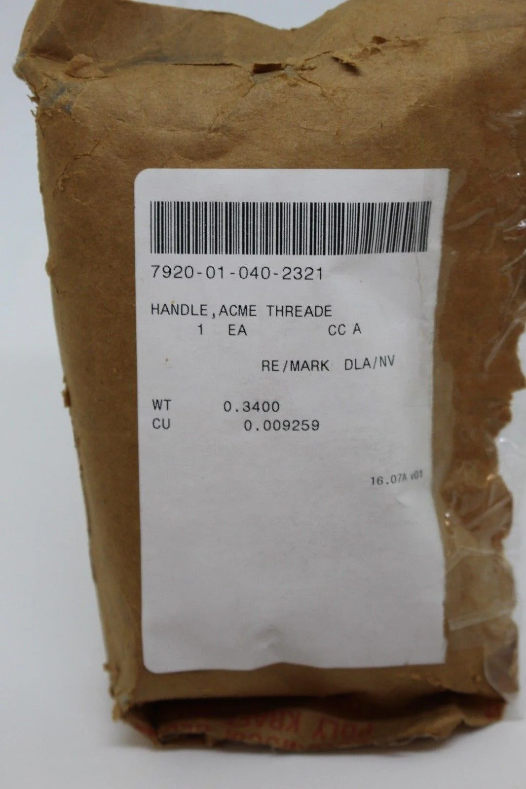Acme Threaded End Handle, 7920-01-040-2321, 3009355, New - Image 2