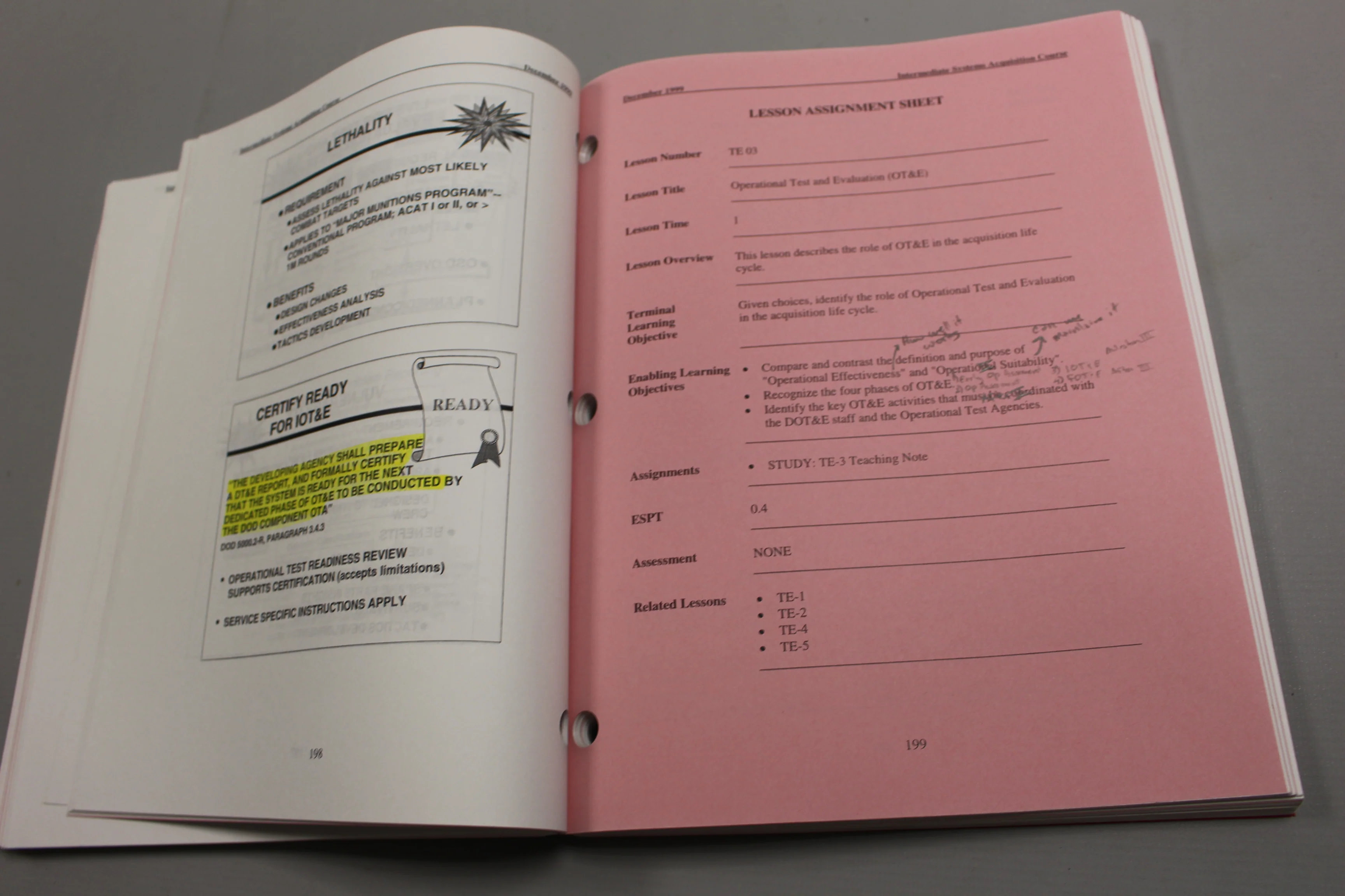 ACQ 201 ISAC, Intermediate Systems Acquisition Course, Jan - March 2000, Vol. 2 - Image 4