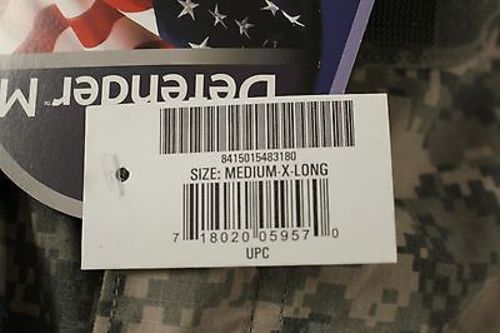 ACU Defender M Army Combat Coat, Size: Medium-X Long, NSN:8415-01-548-3180, New - Image 5