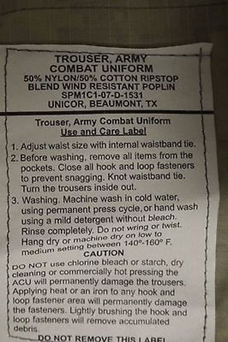 ACU Army Combat Trousers, Size: Small-Short, NSN:8415-01-519-8414, New - Image 5