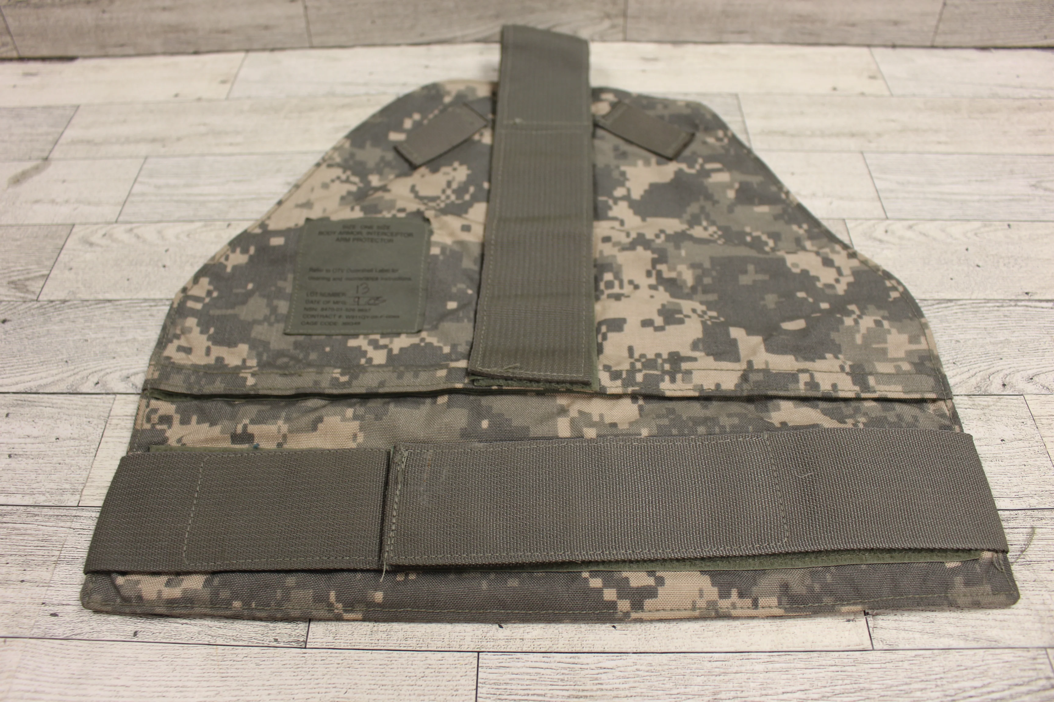 ACU Body Armor Interceptor Arm Protector with Soft Insert - Used