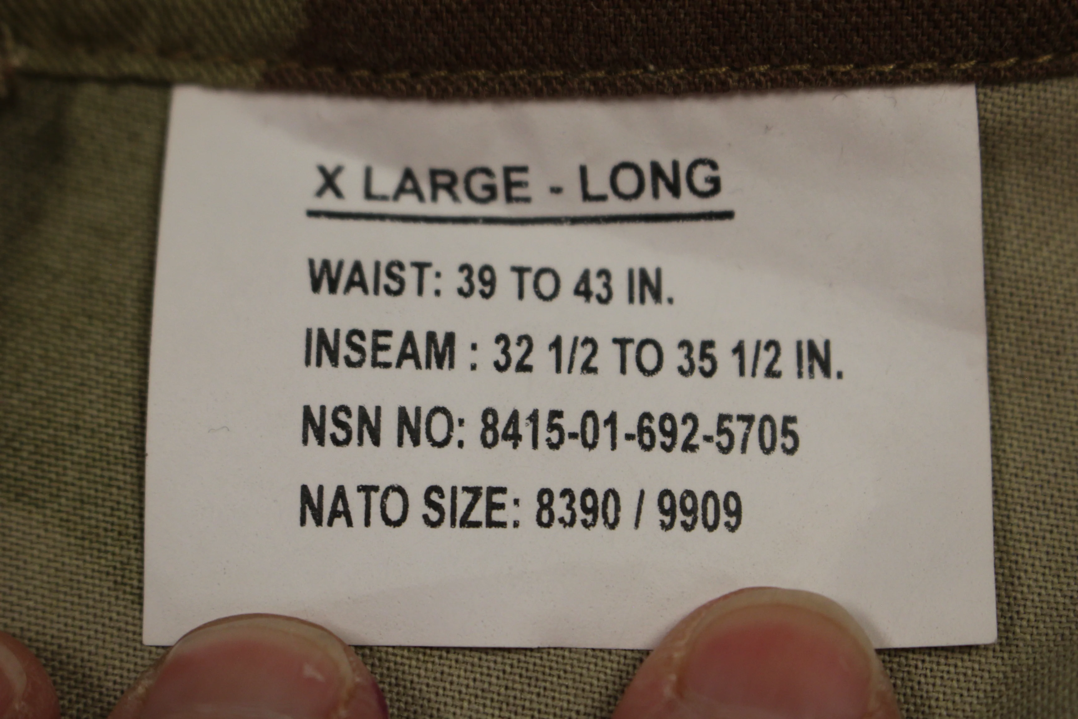 Advanced FR Combat Pant with Integrated Knee Pad Slots - OCP - XLong Long - New - Image 6