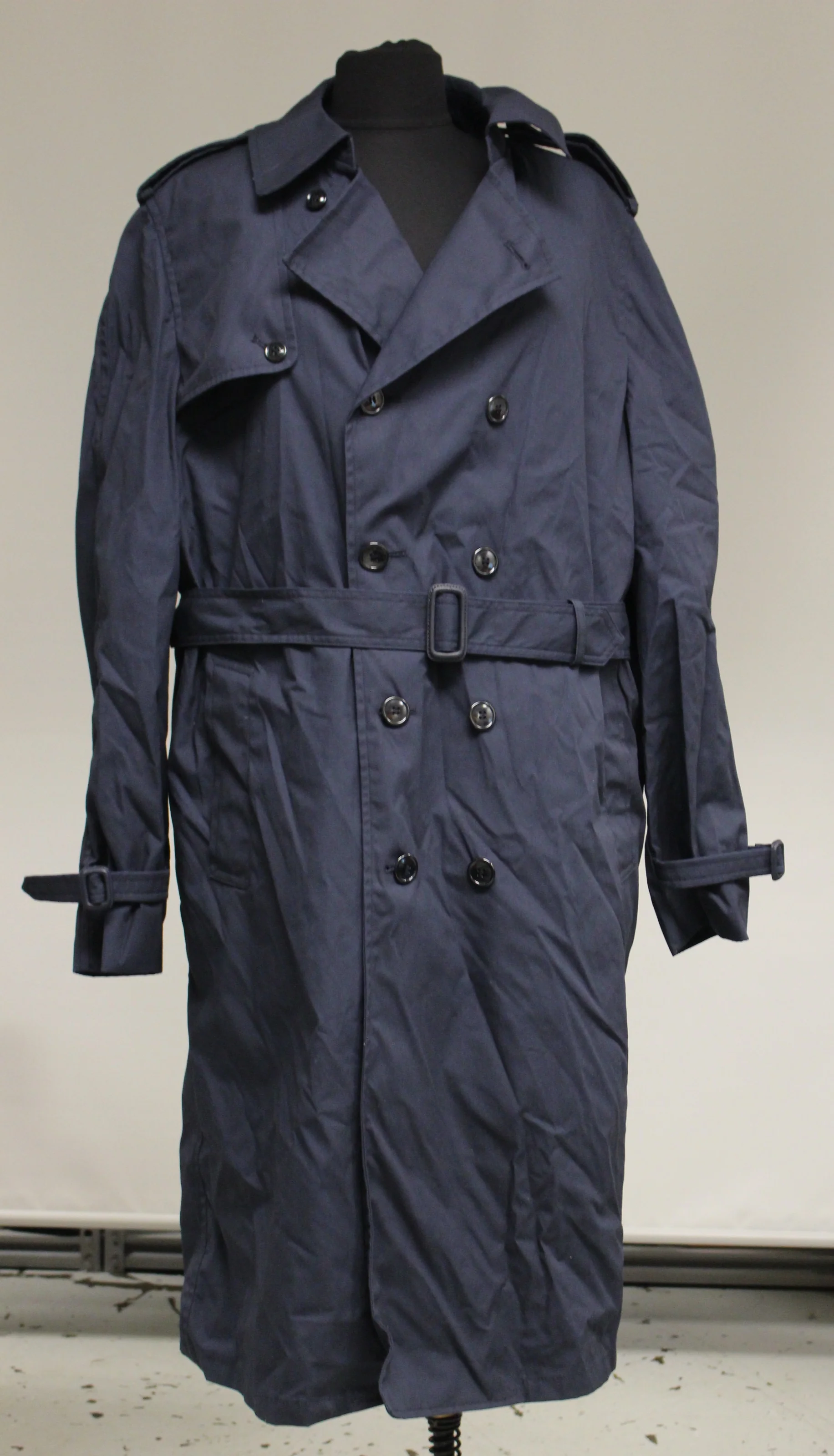 Air Force Women's All Weather Trench Coat with Liner - Blue - 16L - Used