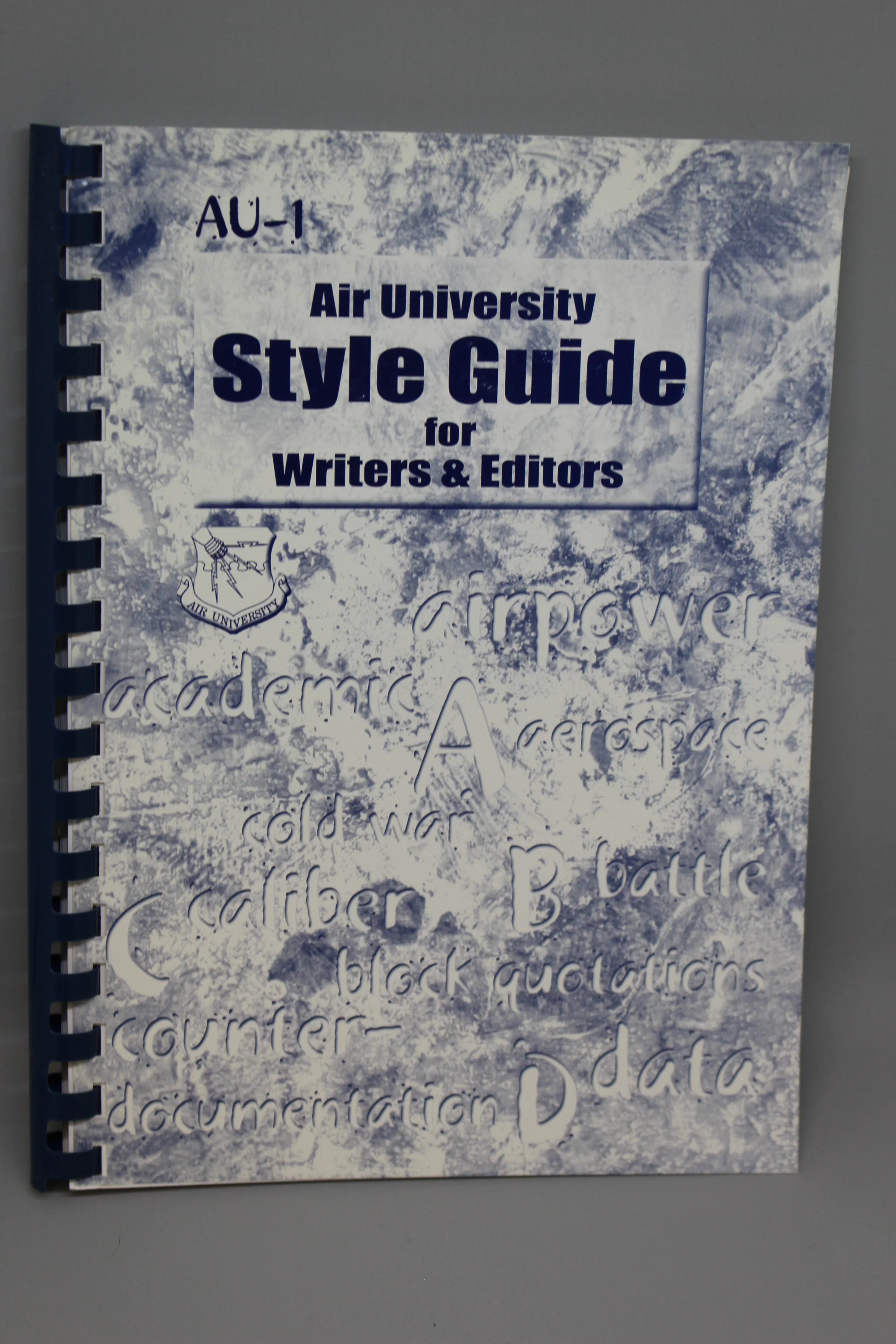 "Air University Style Guide for Writers and Editors"
