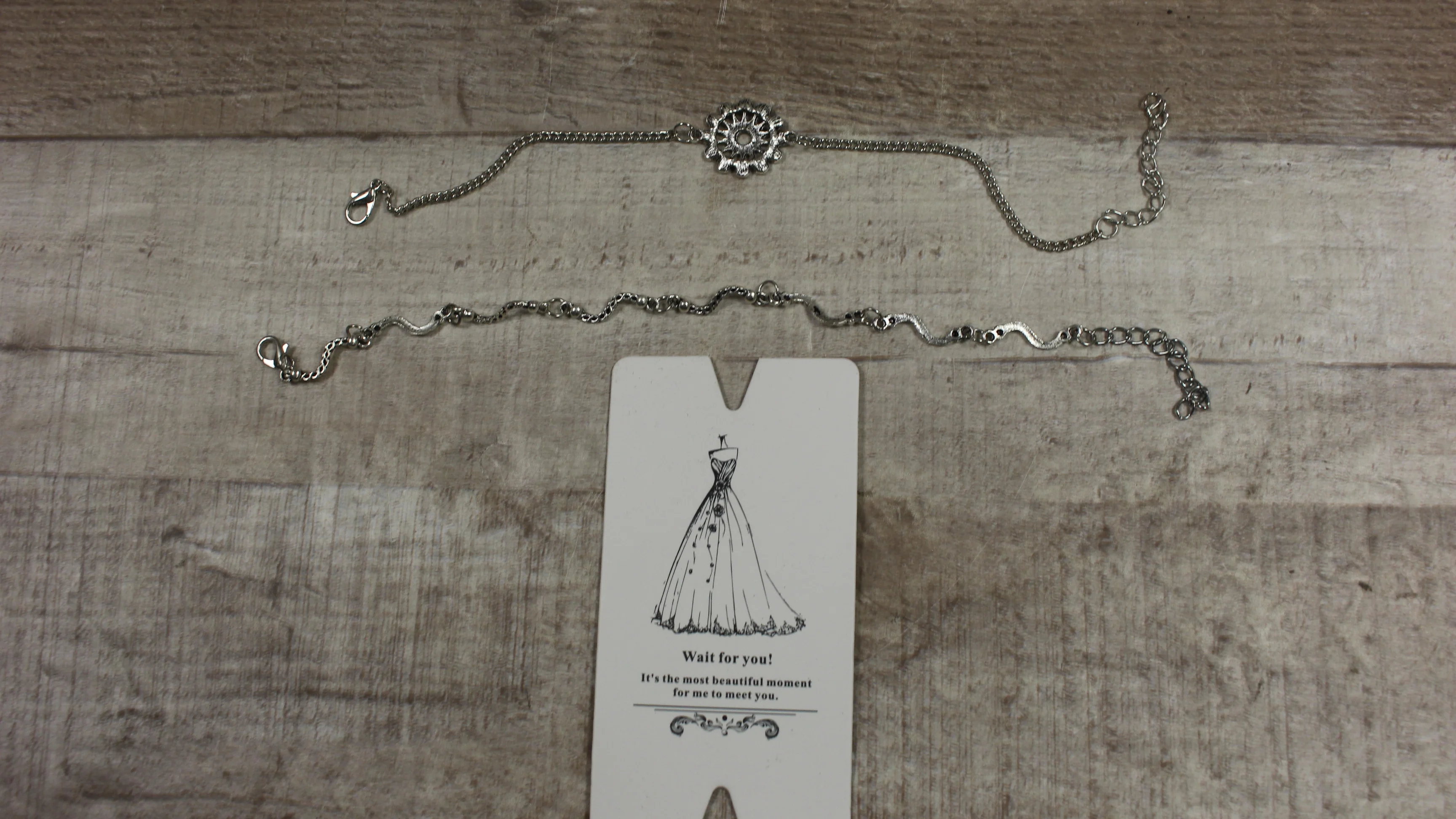 Akumla Silver-Like Floral Sunflower Anklet For Ladies Women Girl -Silver -New - Image 2