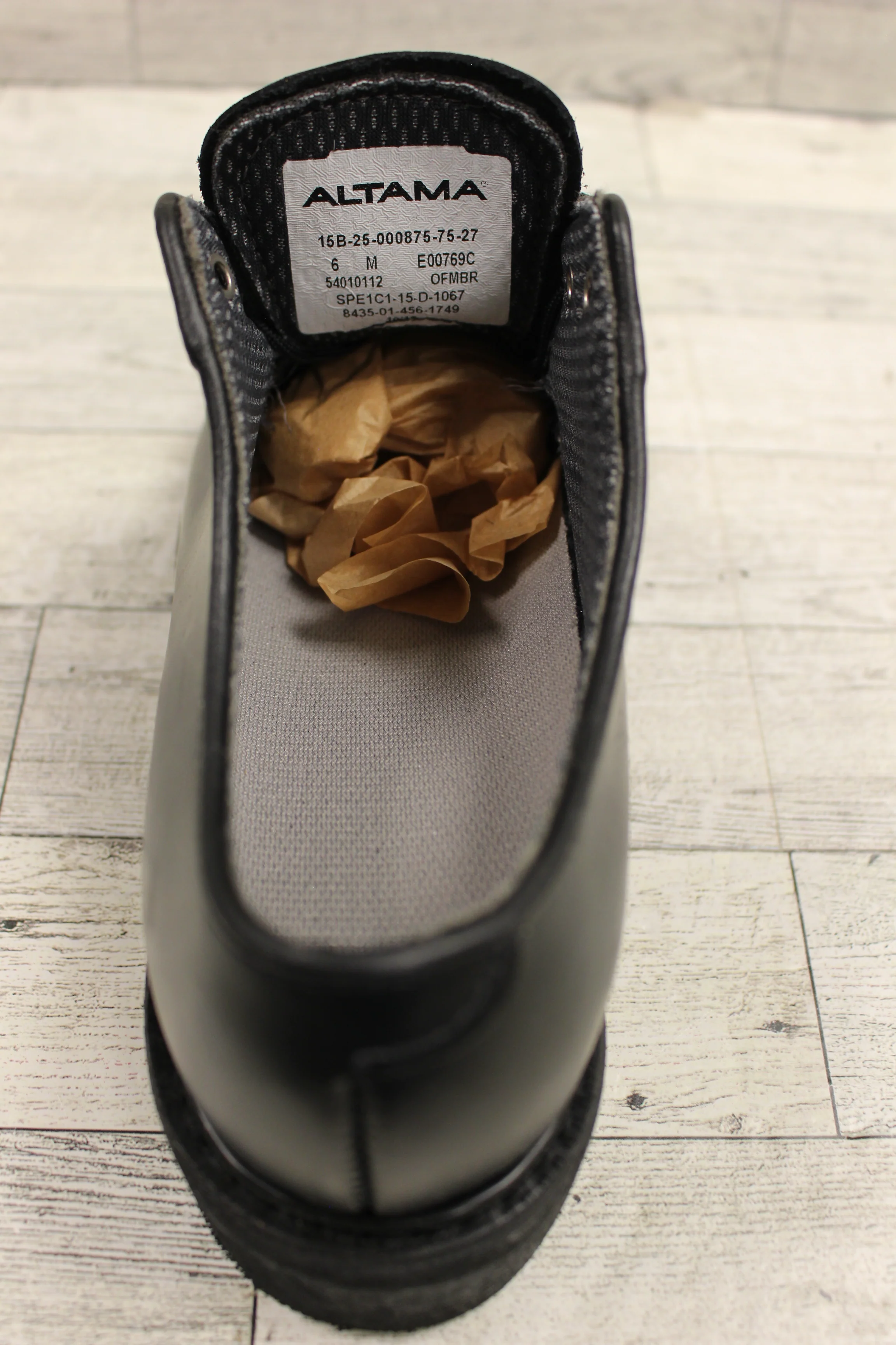 Altama Low Top Leather Oxford - 8435-01-456-1749 - Size: 6 - Black - Used - Image 8