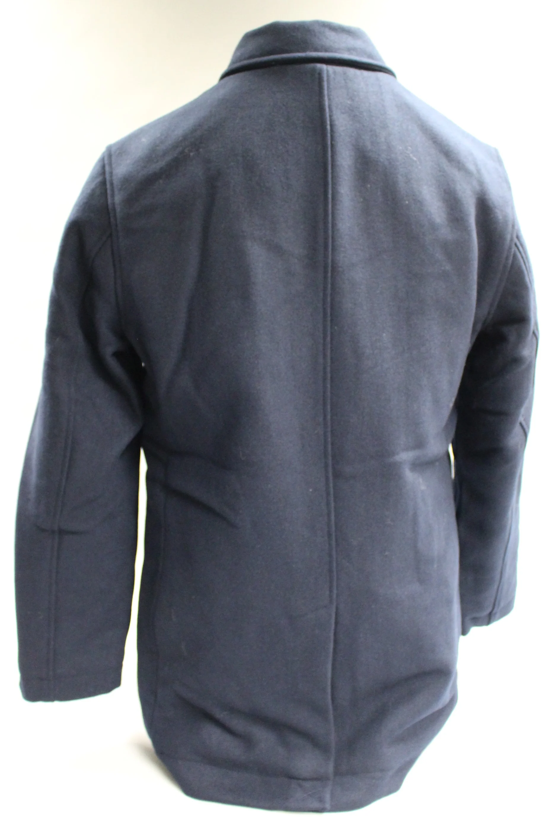 Amazon Essentials Men's Wool Blend Heavyweight Car Coat, Navy, Medium, New - Image 2