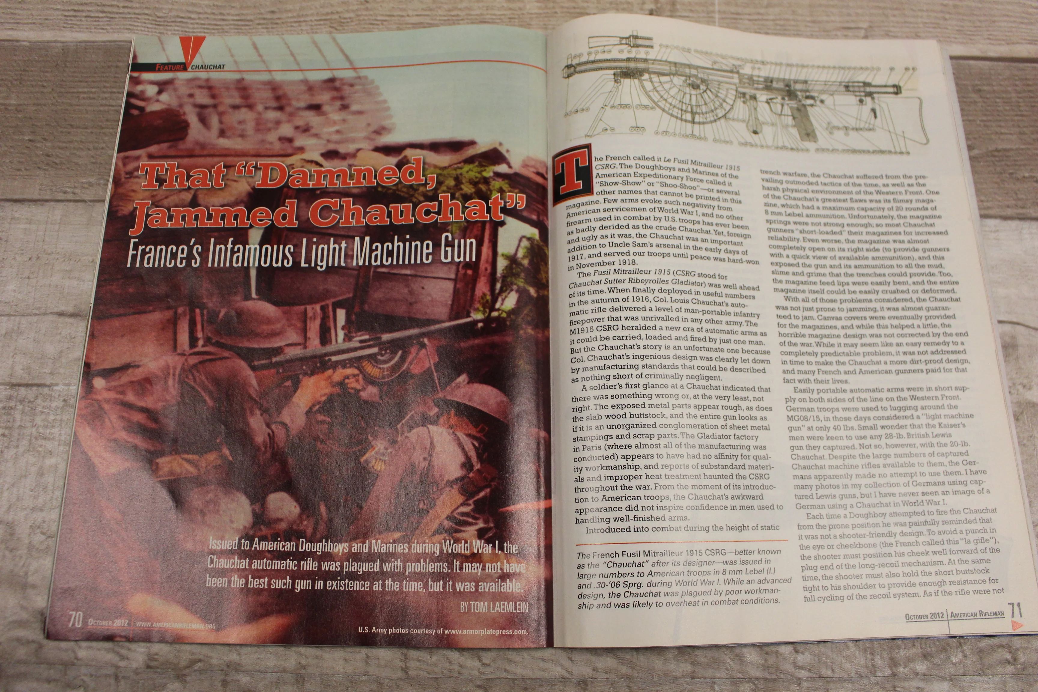 American Rifleman Magazine -October 2012 -Used - Image 2
