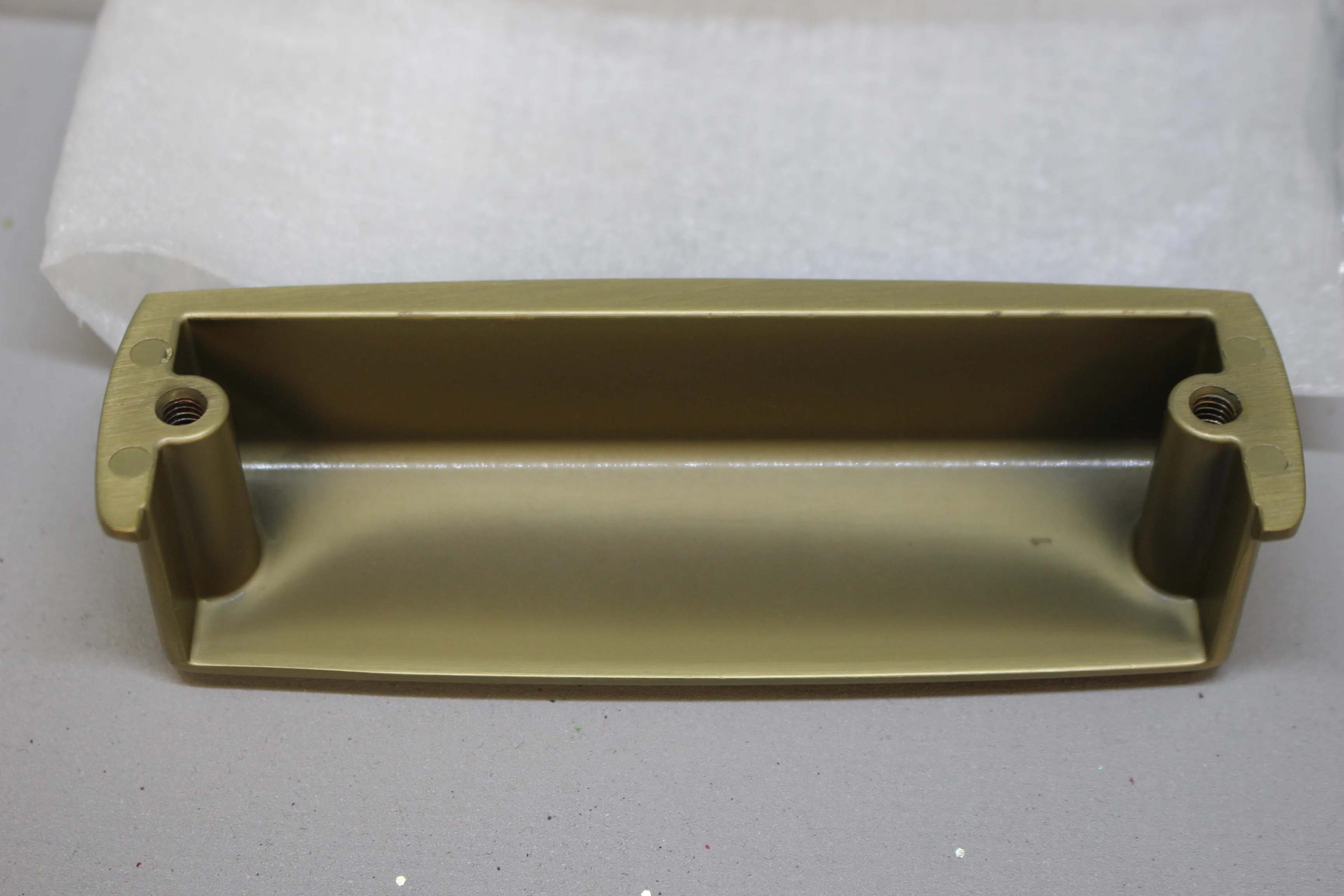 Amerock 96mm Cup Pull Golden Champagne BP53801BBZ -New, Open Box - Image 2