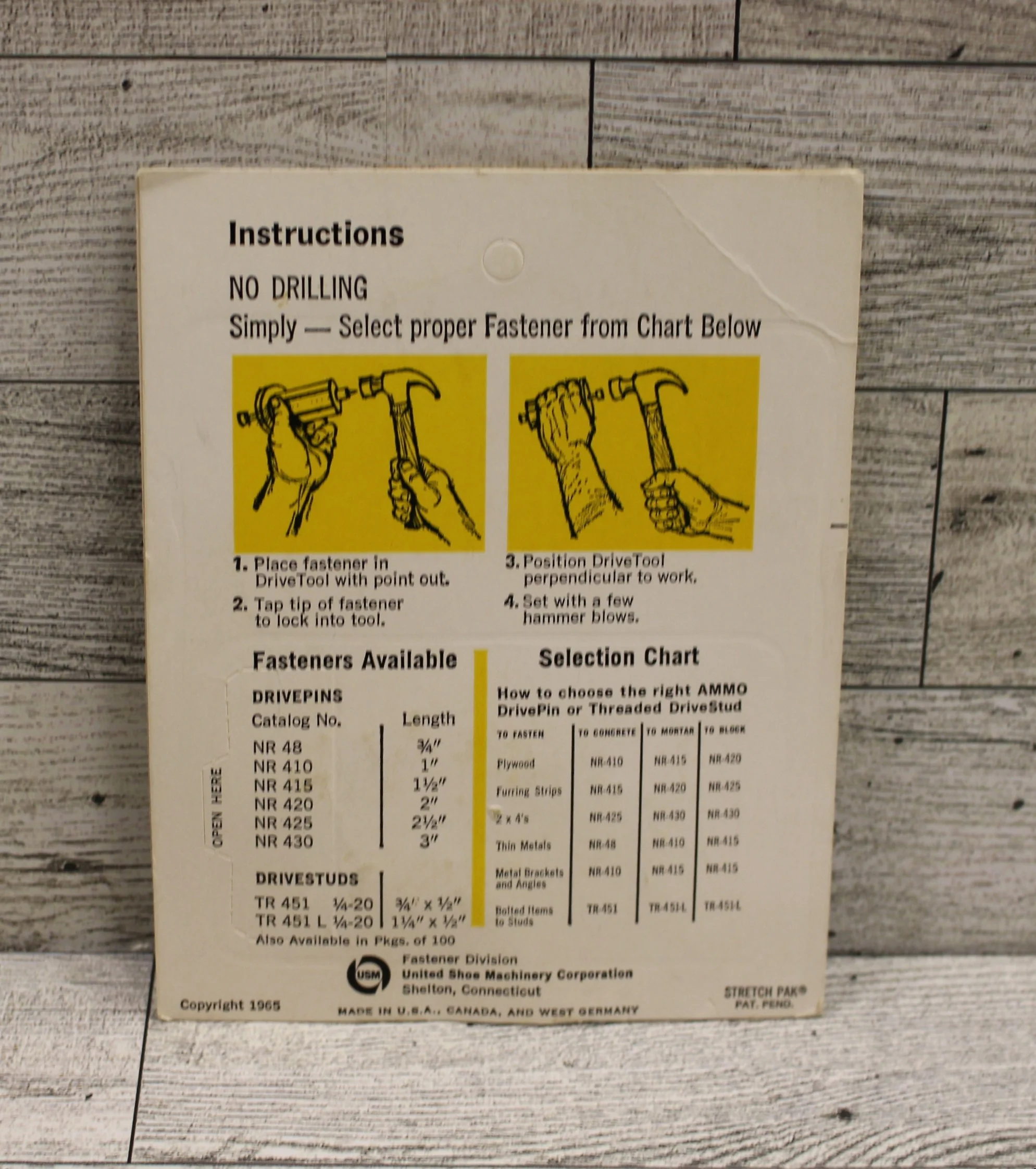 Ammo 1 1/2" Drive Pins for Use with Drivetool - 10 Fasteners - NR415 - New - Image 3