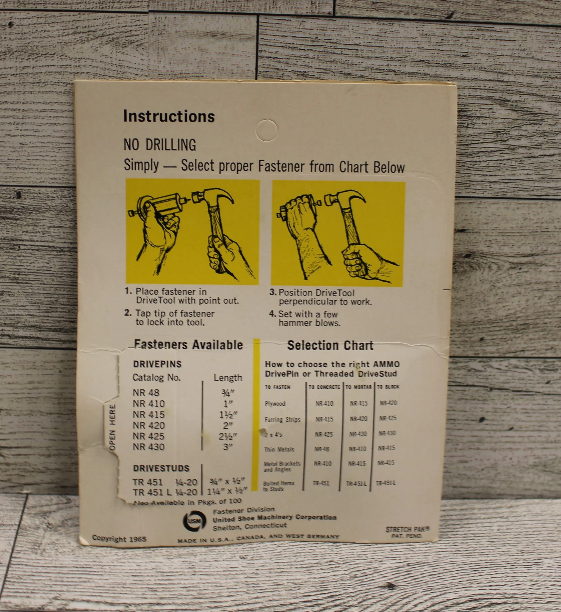 Ammo 2 1/2" Drive Pins for Use with Drivetool - 9 Fasteners - NR425 - New - Image 3