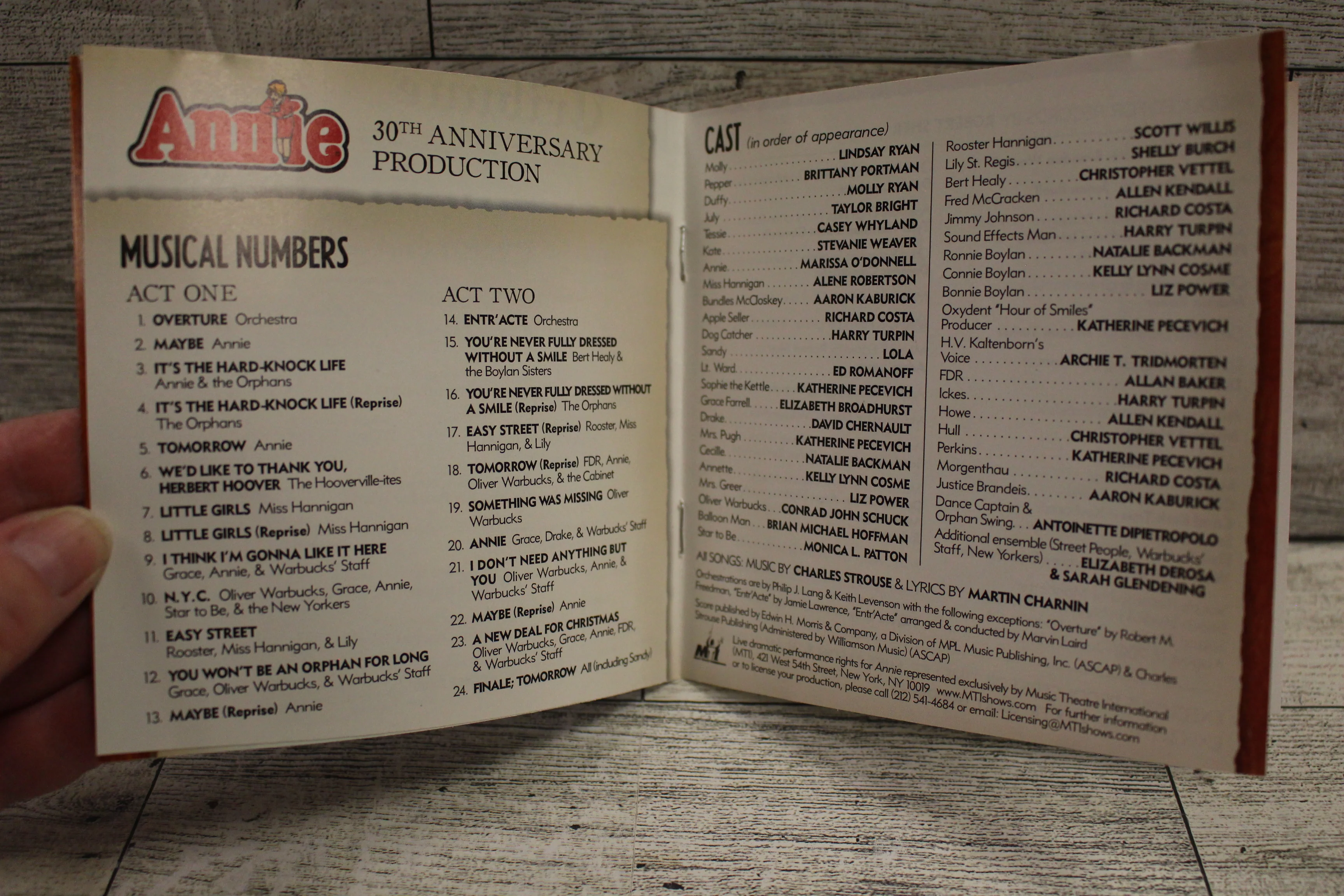 Annie The Broadway Musical 30th Anniversary Production Cast Recording - Used - Image 5