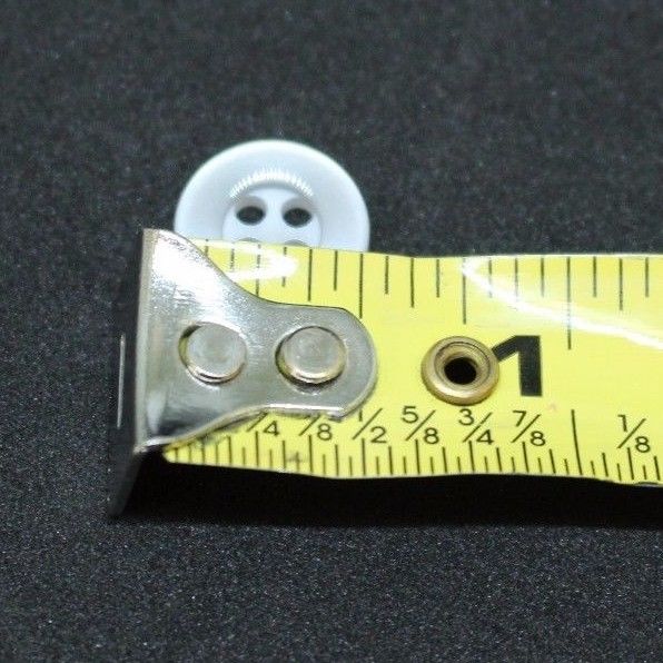 Army Dress Shirt Buttons, Color: White, Pkg of 25 - Image 3