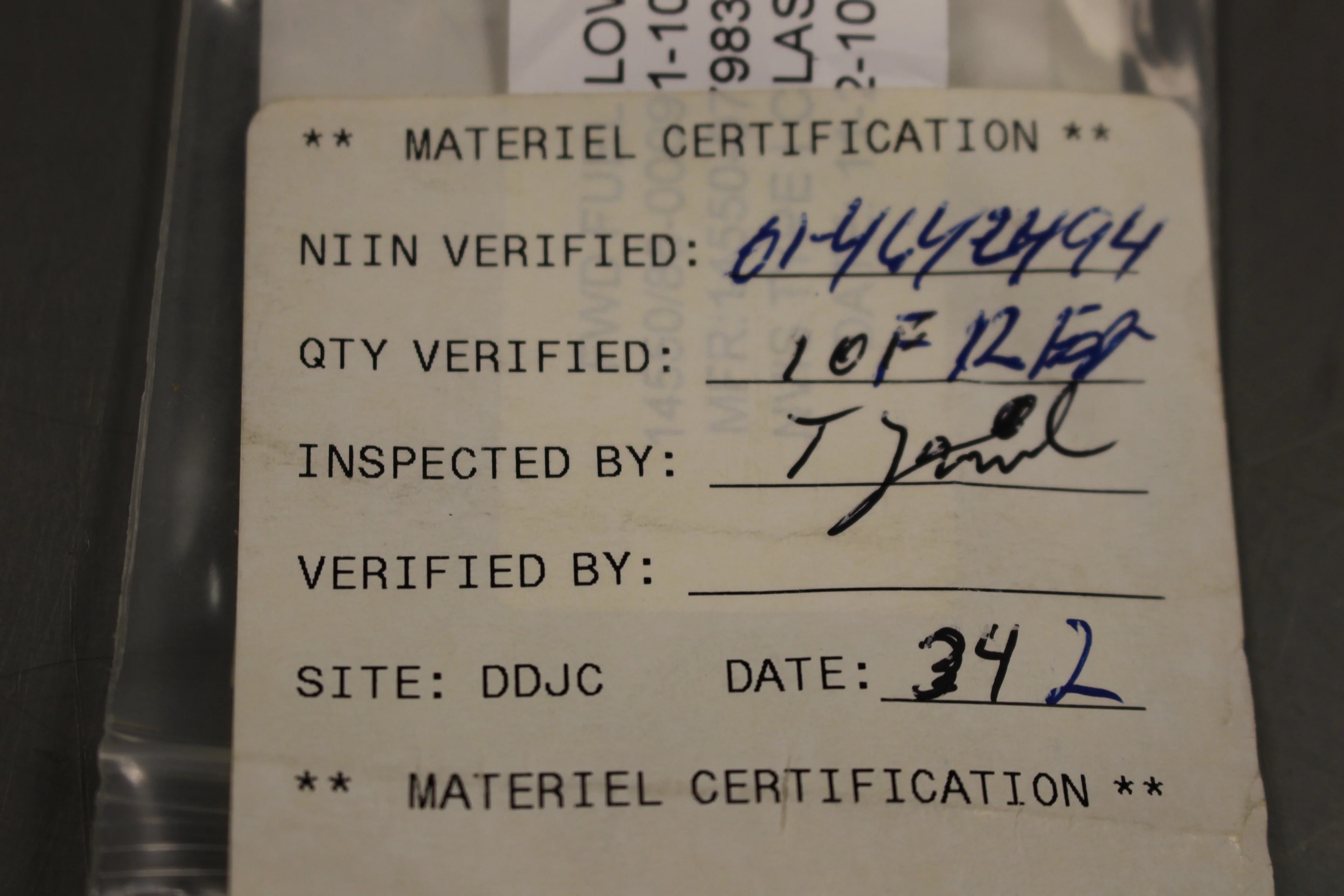 Assembly Indicator Cap, 6220-01-464-2494, P/N 860091-102, New! - Image 4