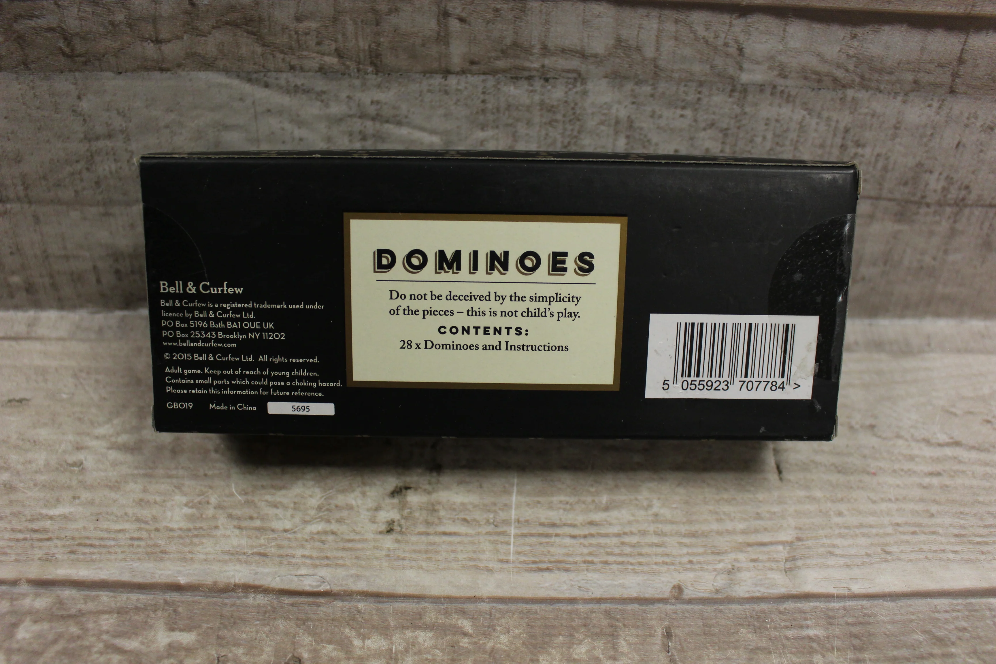 Bell & Curfew 28pc Double Six Dominos Set -New - Image 2