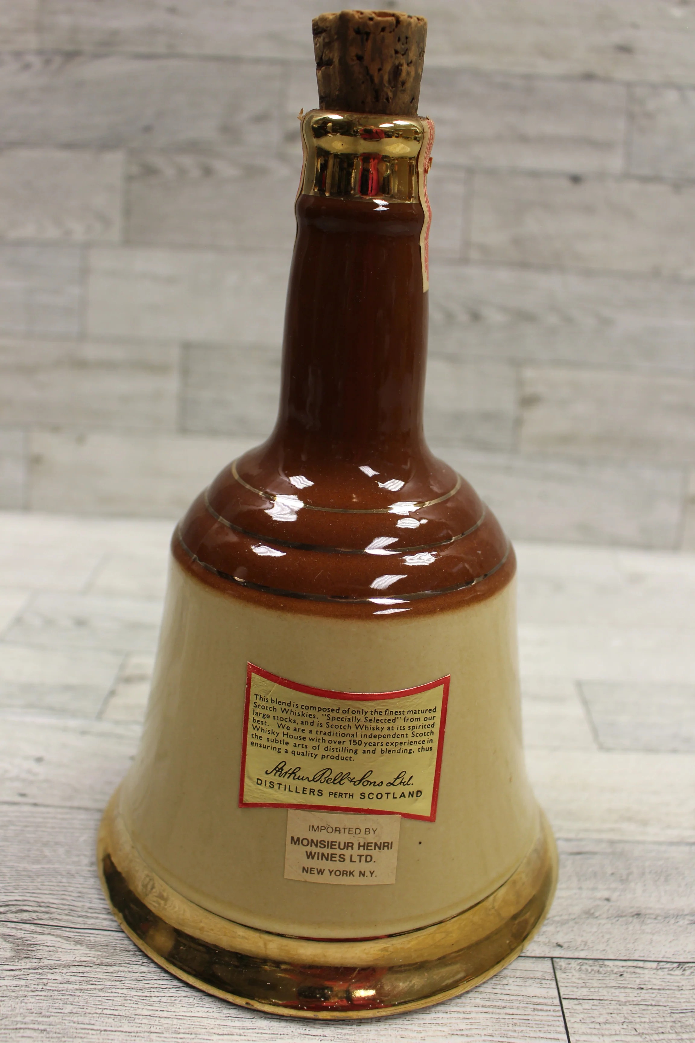 Bell's Blended Scotch Whisky Bottle/Decanter - Empty - Used - Image 2