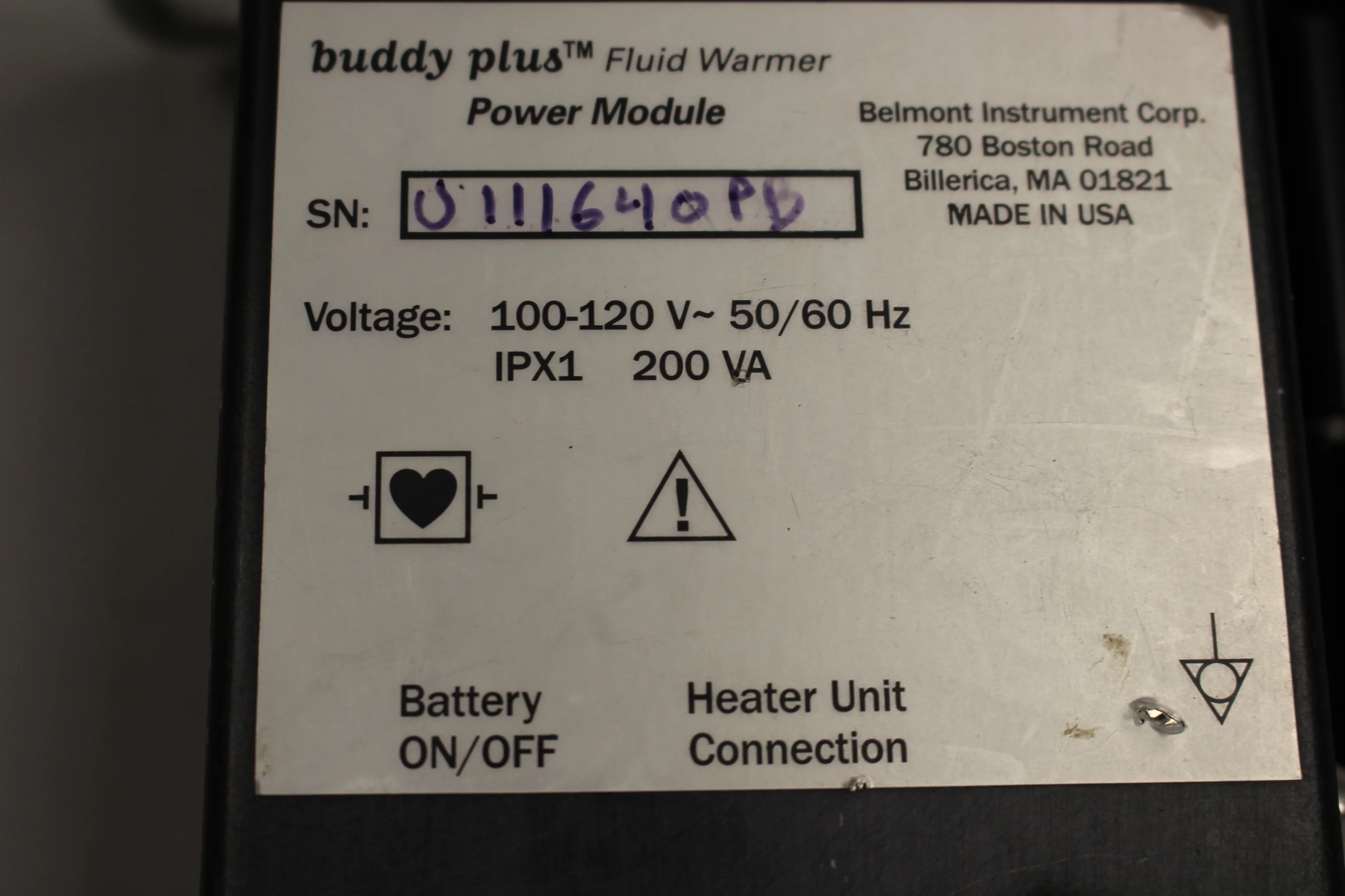 Belmont Buddy Plus Fluid Warmer Power Module - Used - Image 9