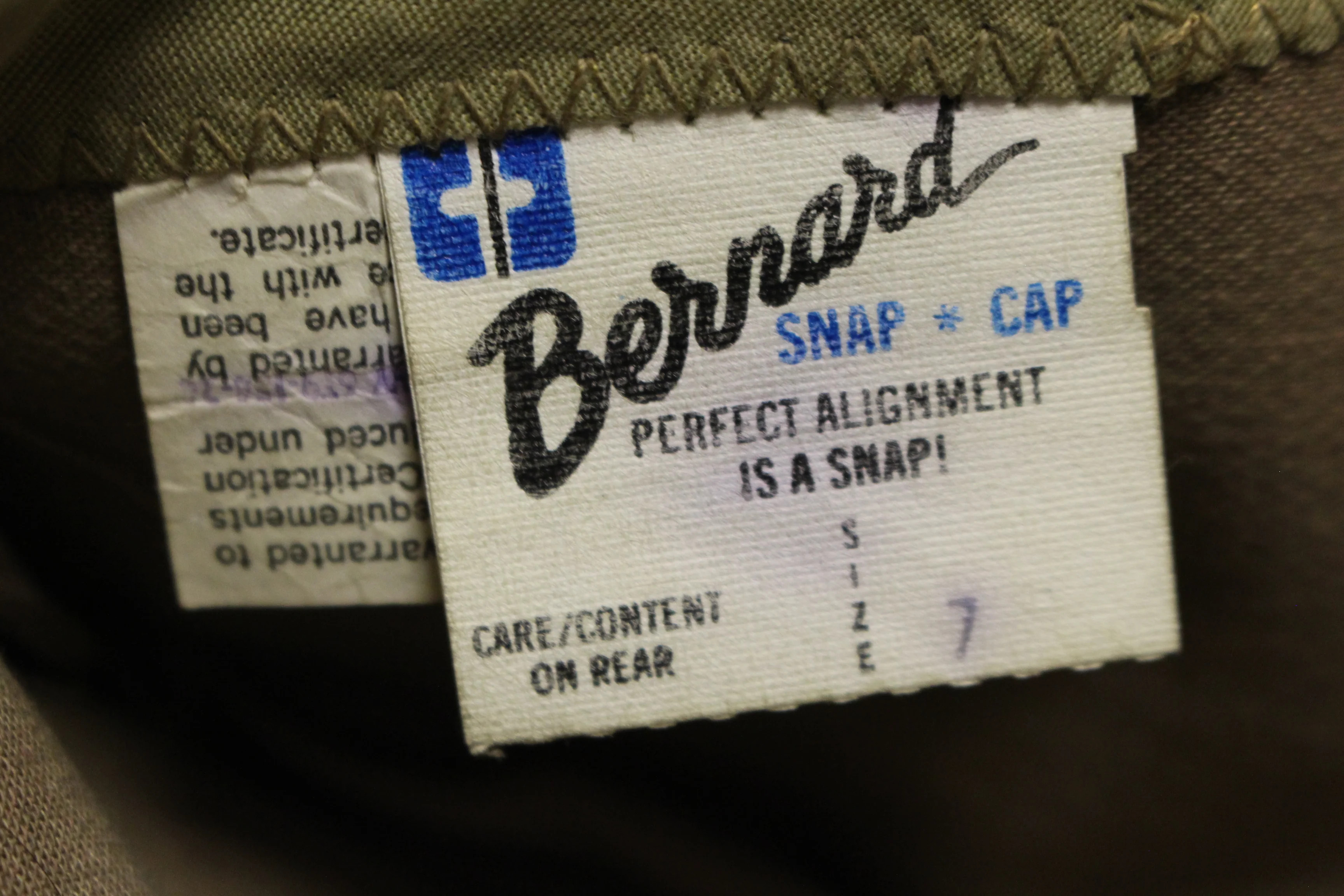 Bernard Made Snap Cap Beret Hat Medium Size 7 - Used - Image 3