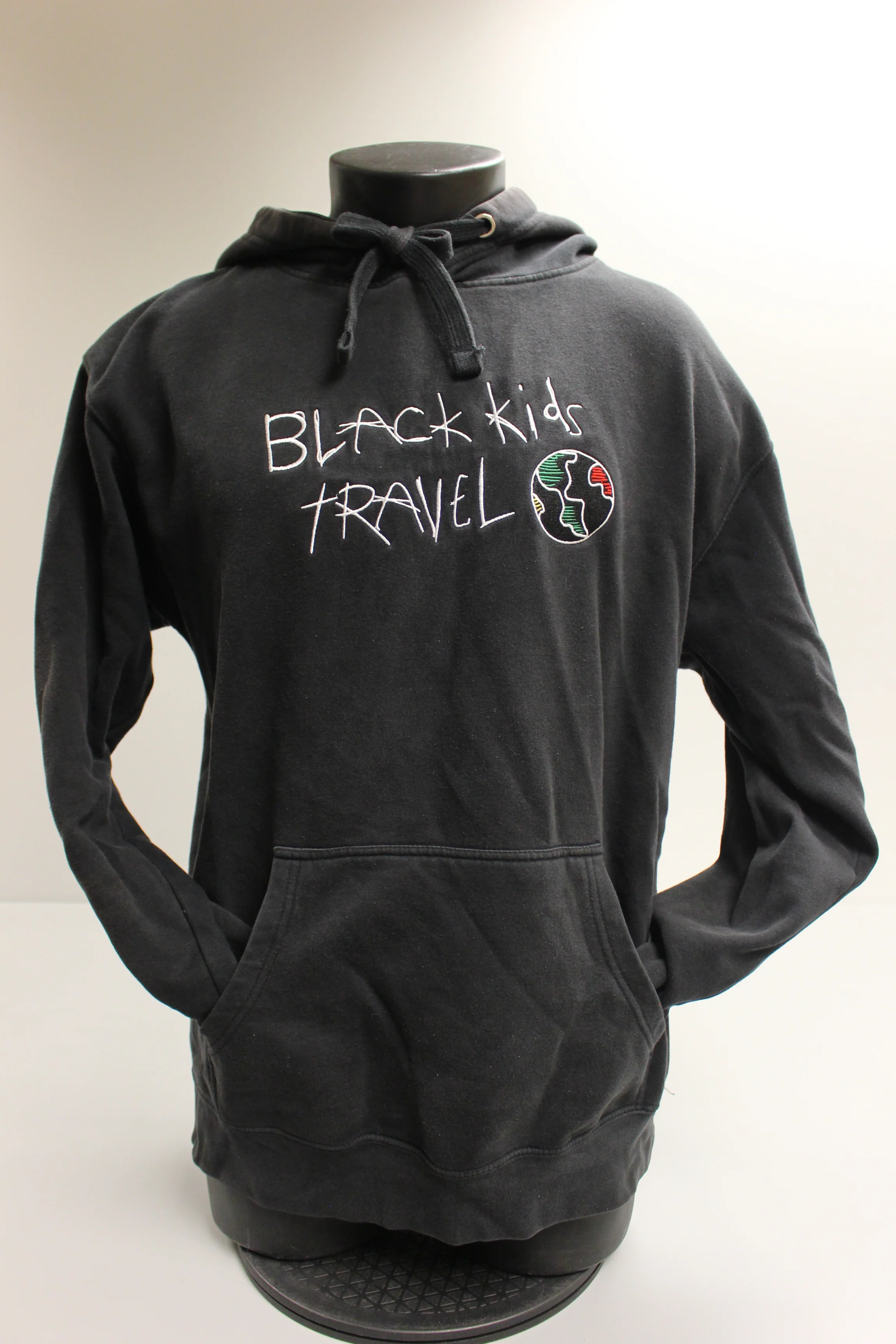Black Kids Travel Hoodie - Large - Used