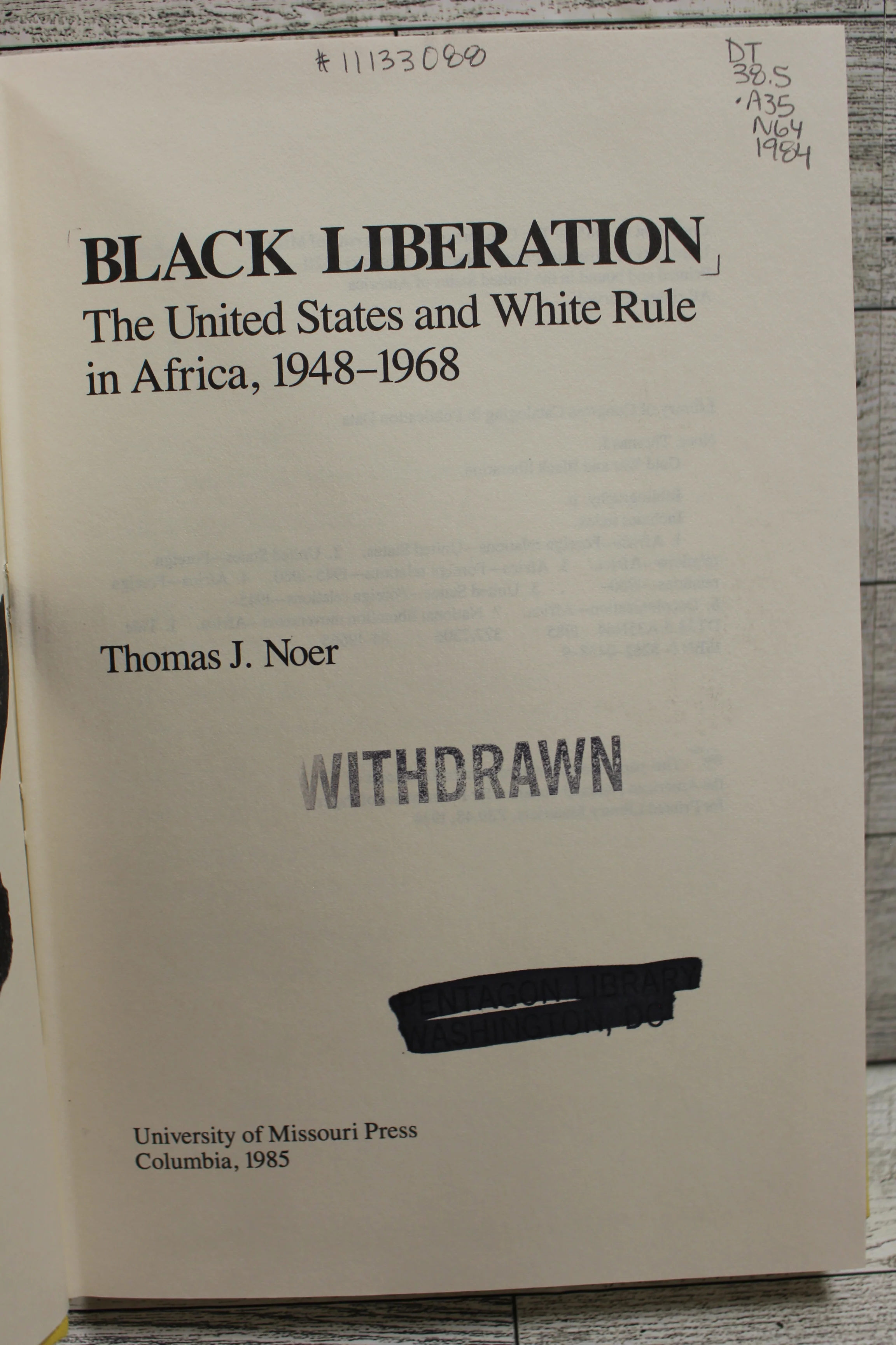 Black Liberation - Thomas J. Noer - United States & White Rule in Africa - Image 4