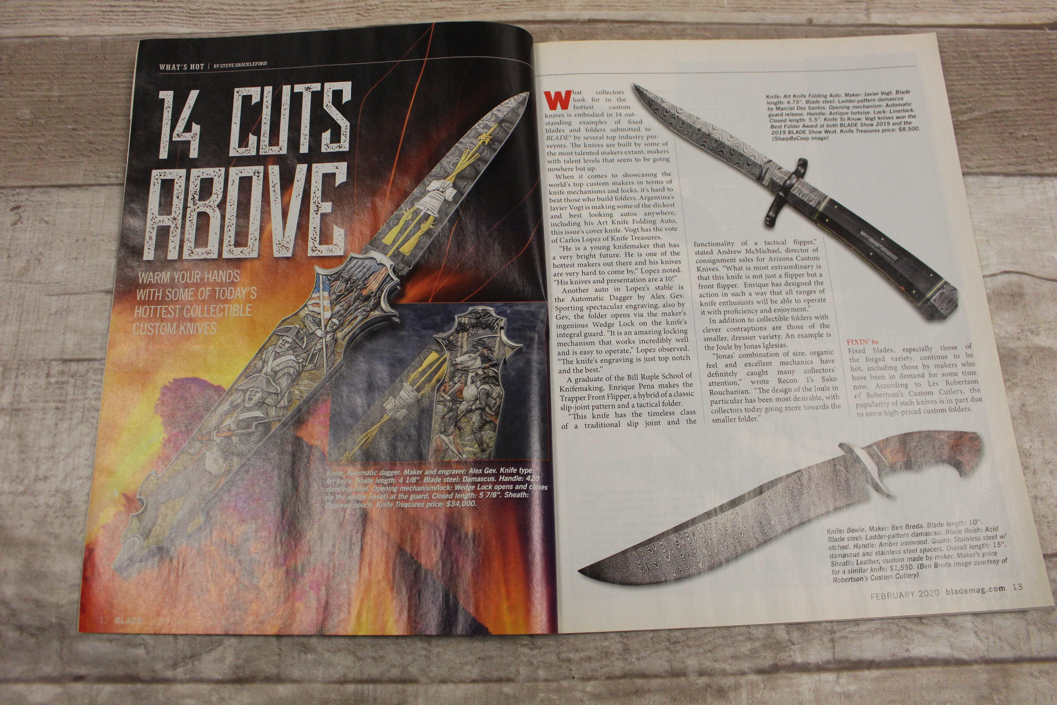 Blade Magazine EDC Carry Special -February 2020 -Used - Image 2