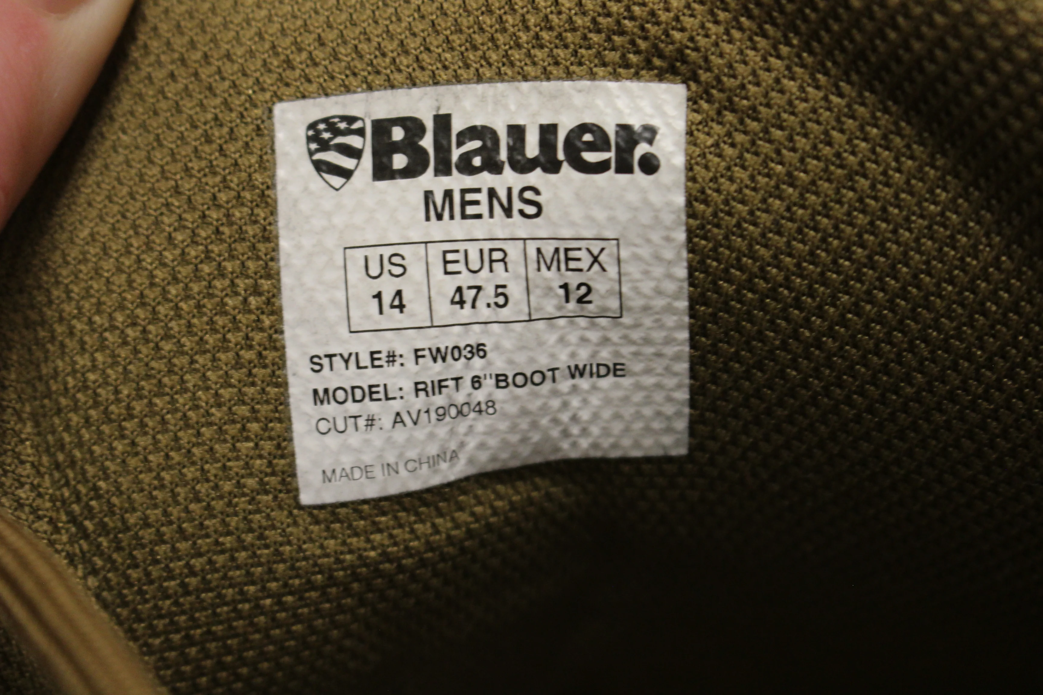 Blauer Rift 6" Boots - Coyote - 14 Wide - Used - Image 5