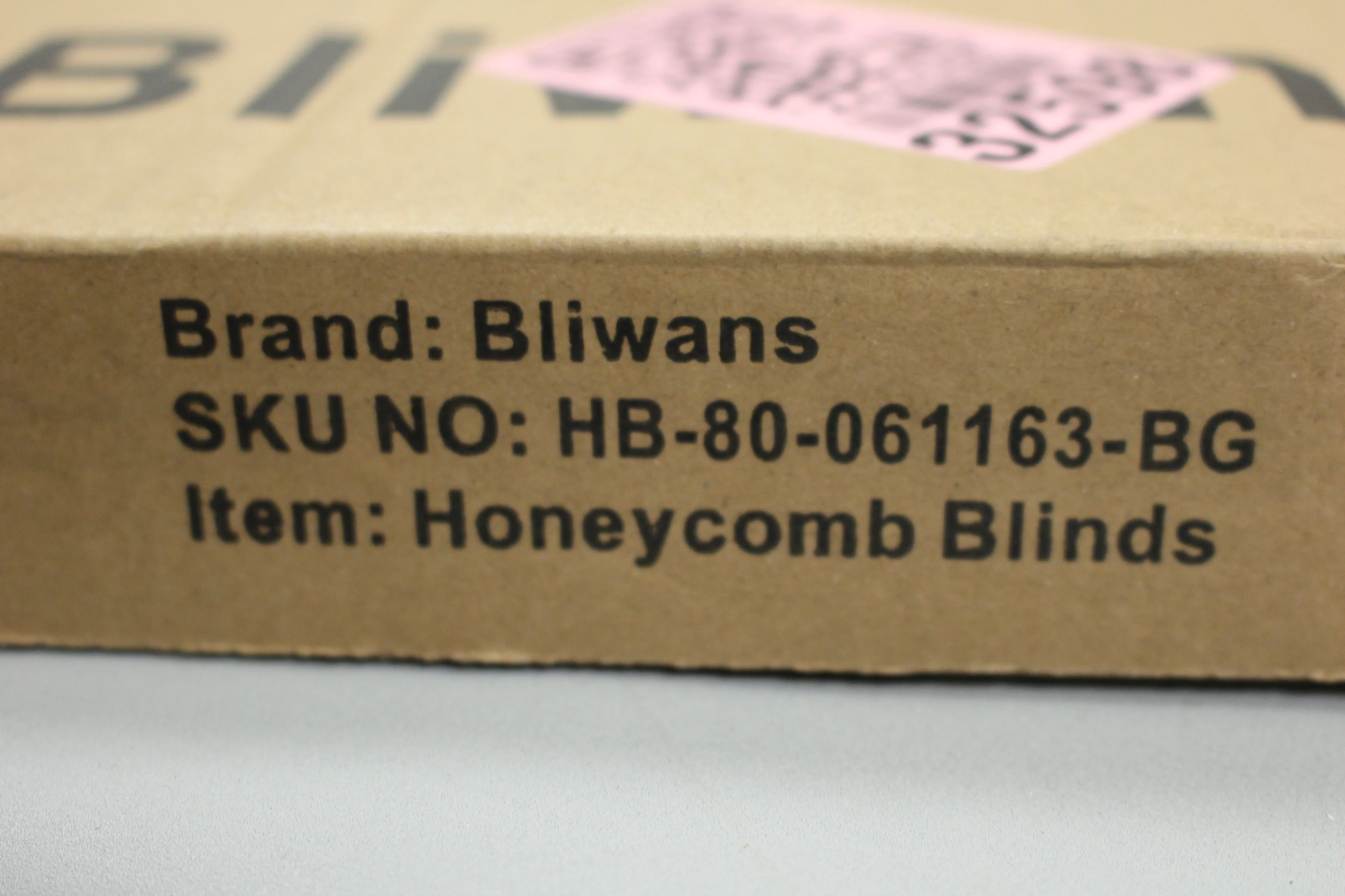 Bliwans Grey Pleated Honeycomb Shades Blinds - 24x64" - New - Image 5