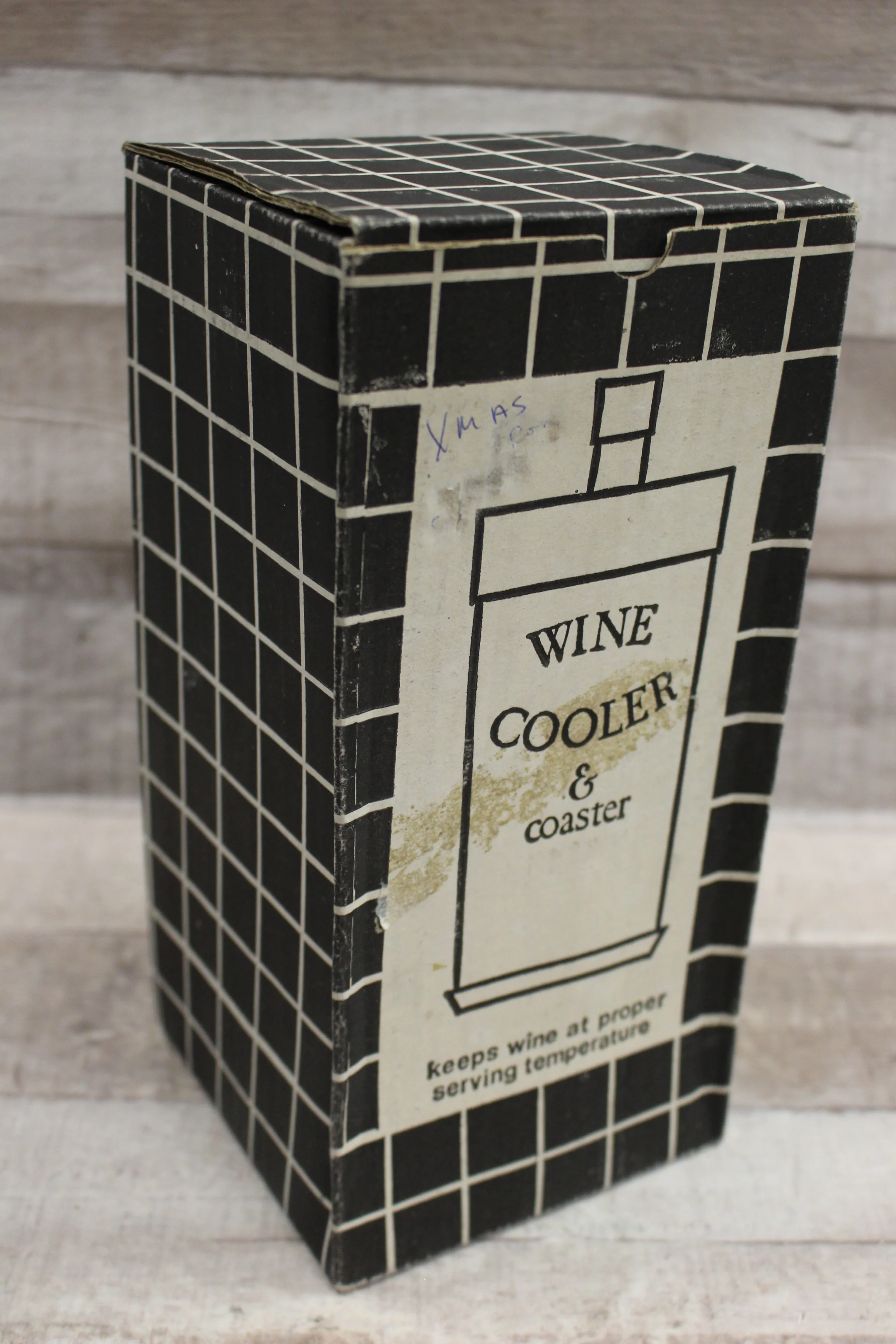 Bloomingdale's Ceramic Wine Cooler And Coaster Made In Italy -Used - Image 4