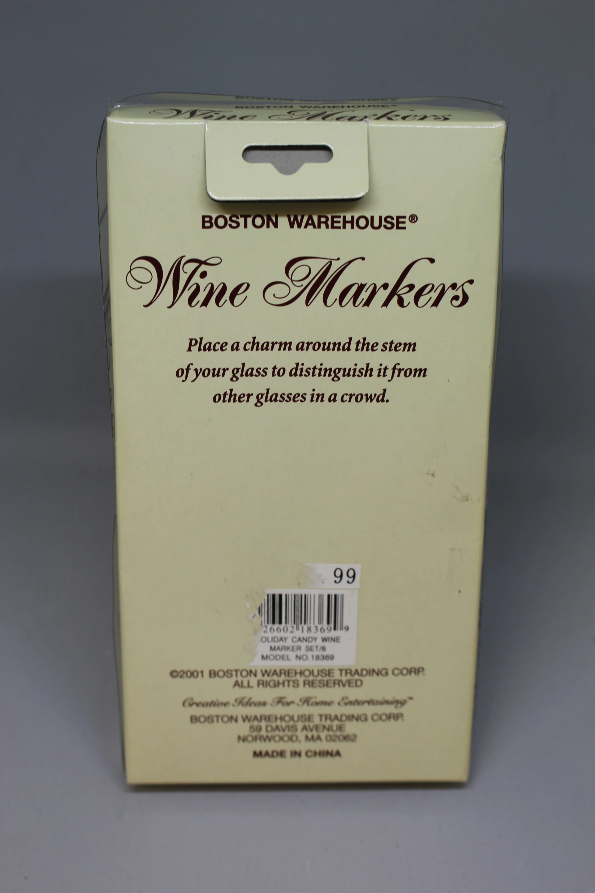 Boston Warehouse Wine Markers -New - Image 2