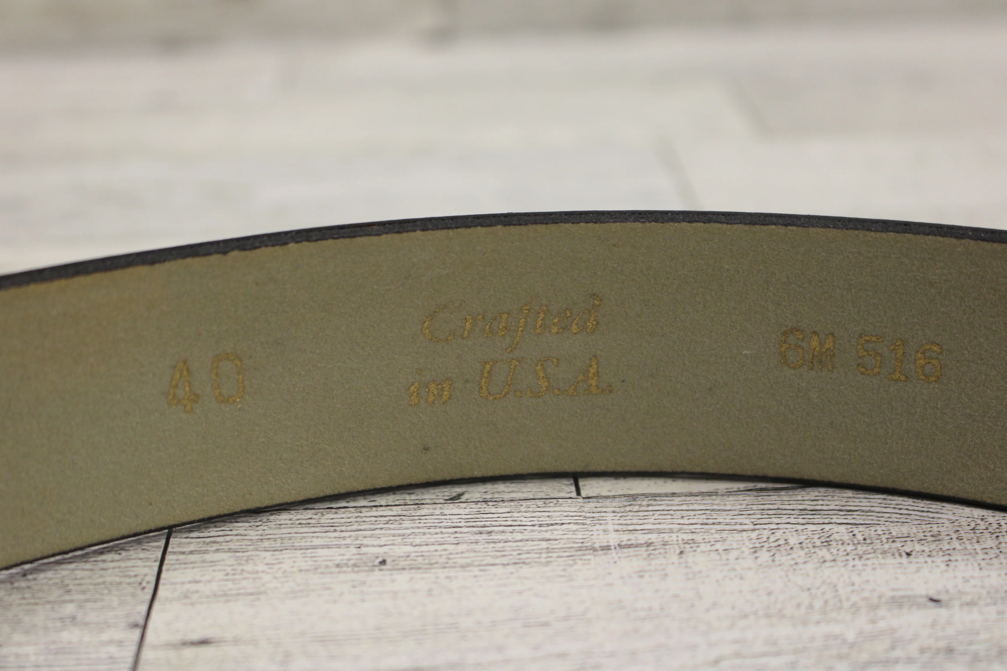 Botany Men's Belt - Size: 40 - Black - New - Image 3