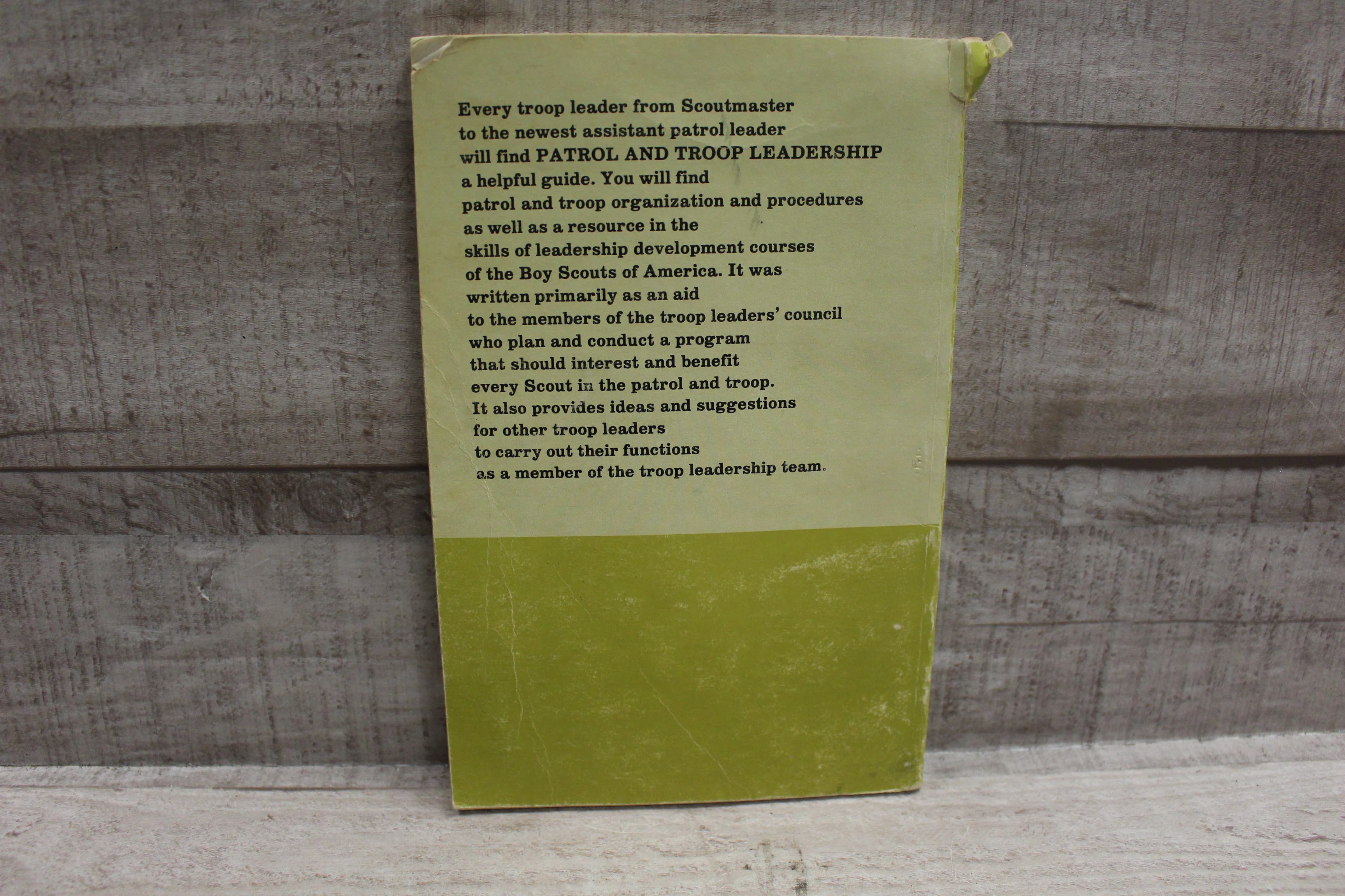 Boy Scouts Of America: Patrol and Troop Leadership -Used - Image 3