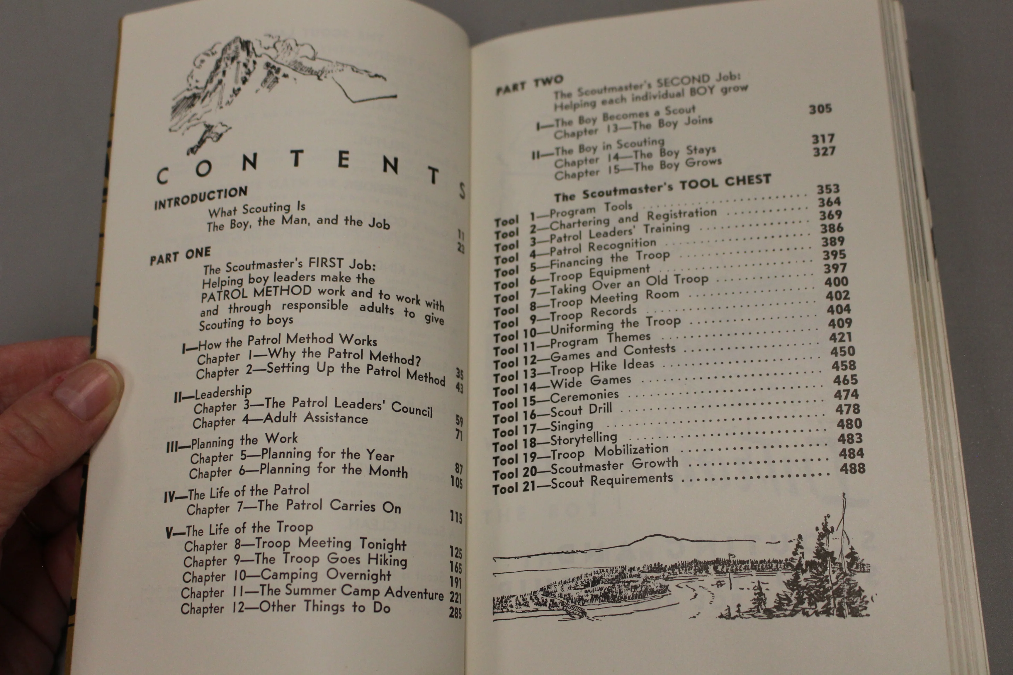 Boy Scouts of America Scoutmaster's Handbook - 1959 Edition - Used - Image 11