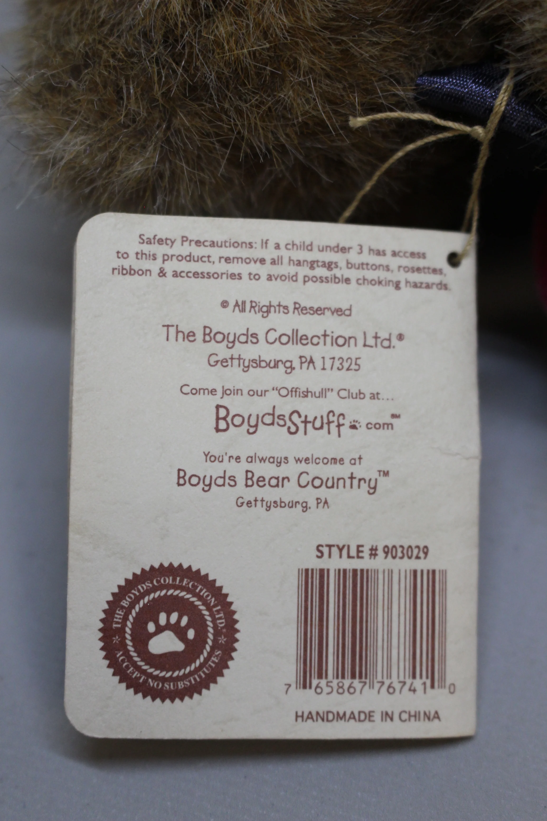Boyds Bear You Stole My Heart - 903029 - New - Image 3