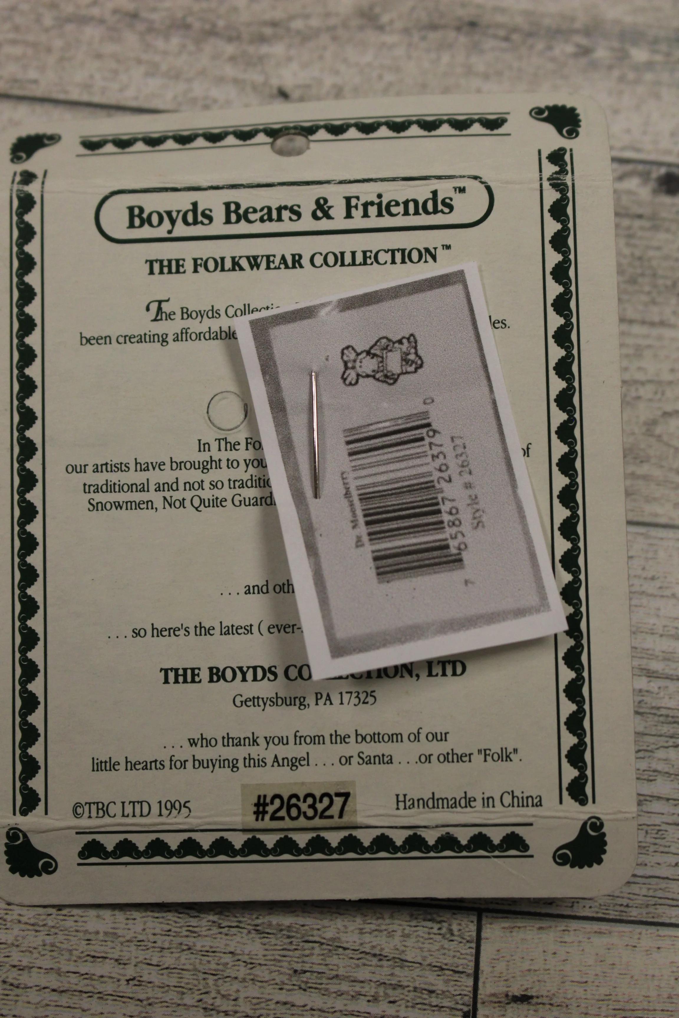 Boyd's Bears And Friends Folkwear Be Well Moose -New - Image 2