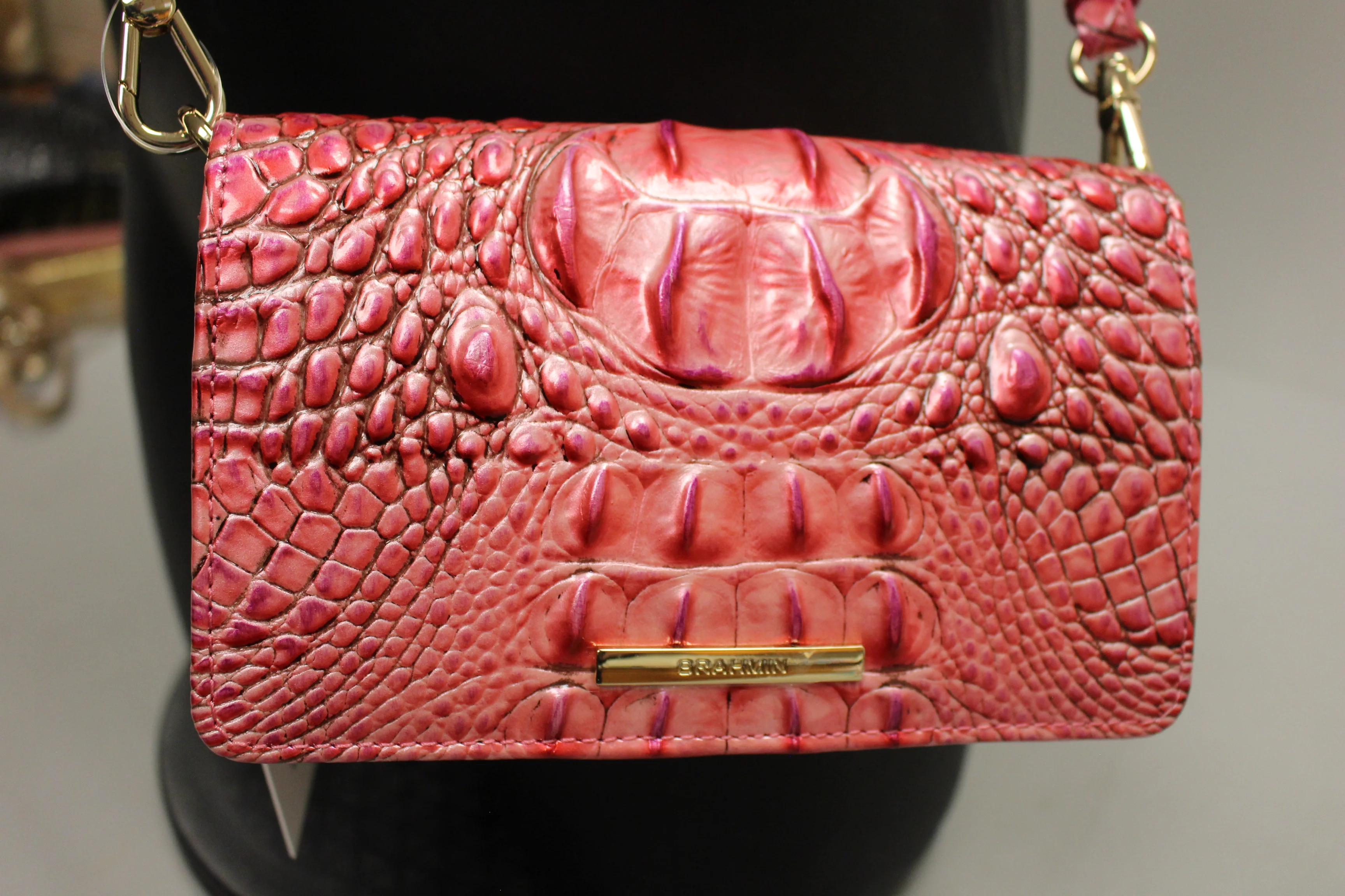 Brahmin Minuette Crossbody Bag - French Rose Melbourne - Leather - New - Image 2